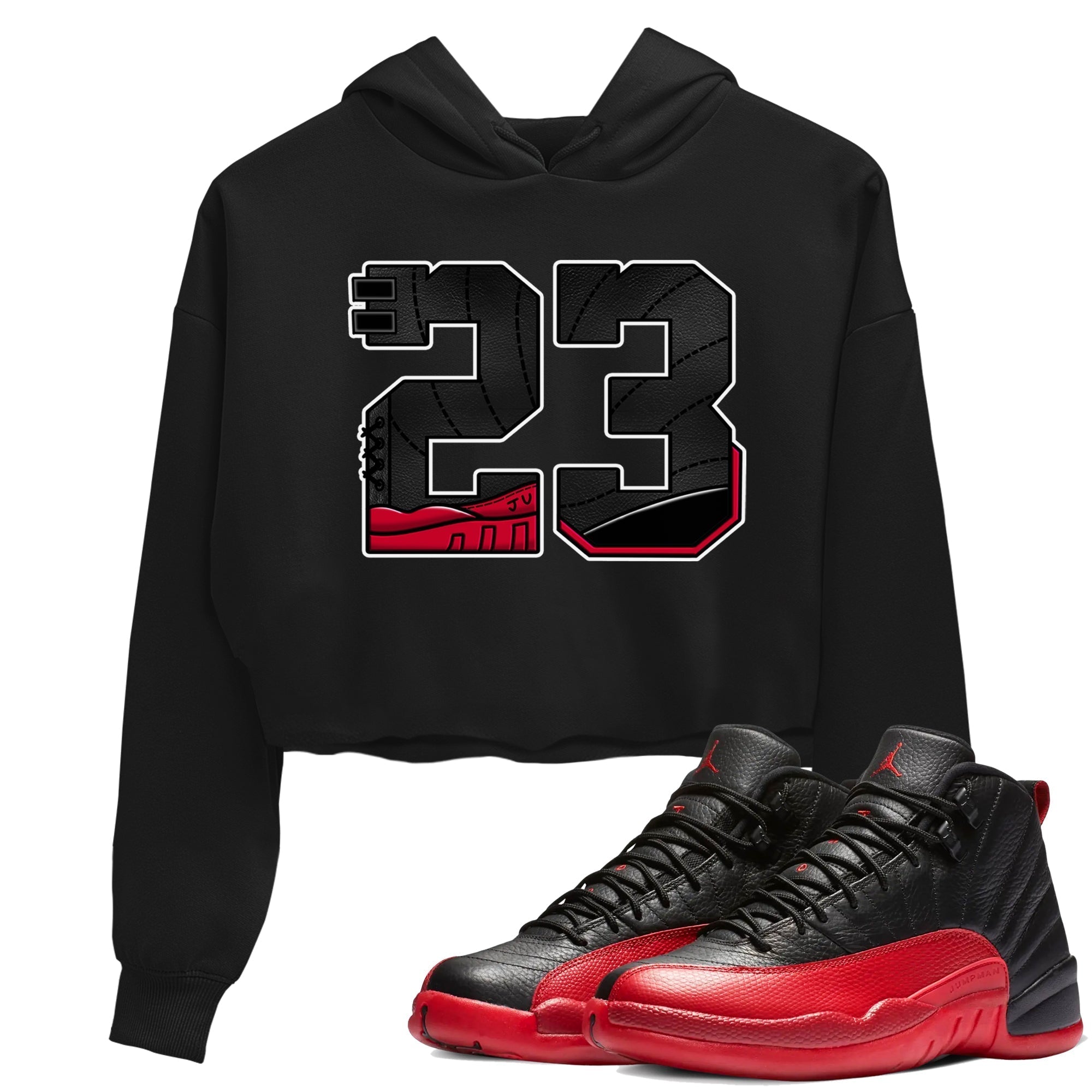 23 snkmatch Women's Top - Air Jordan 12 Flu Game