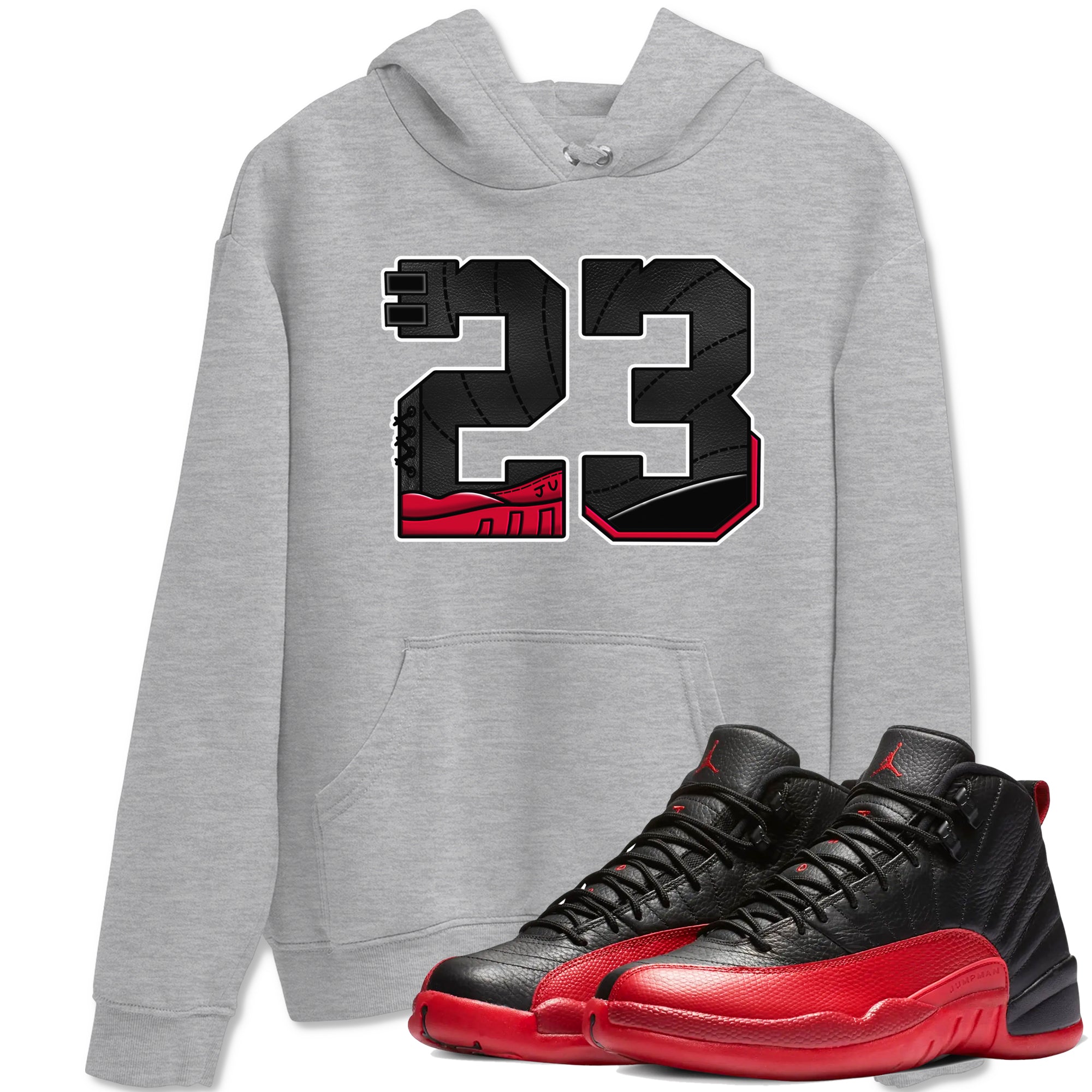 23 snkmatch Tees - Air Jordan 12 Flu Game