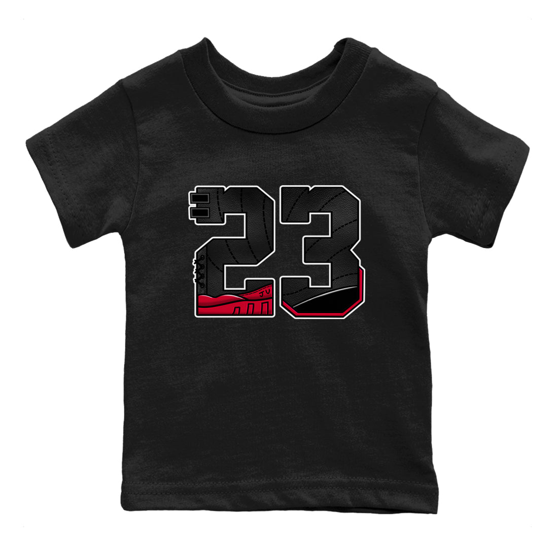 23 snkmatch Tees Kids - Air Jordan 12 Flu Game