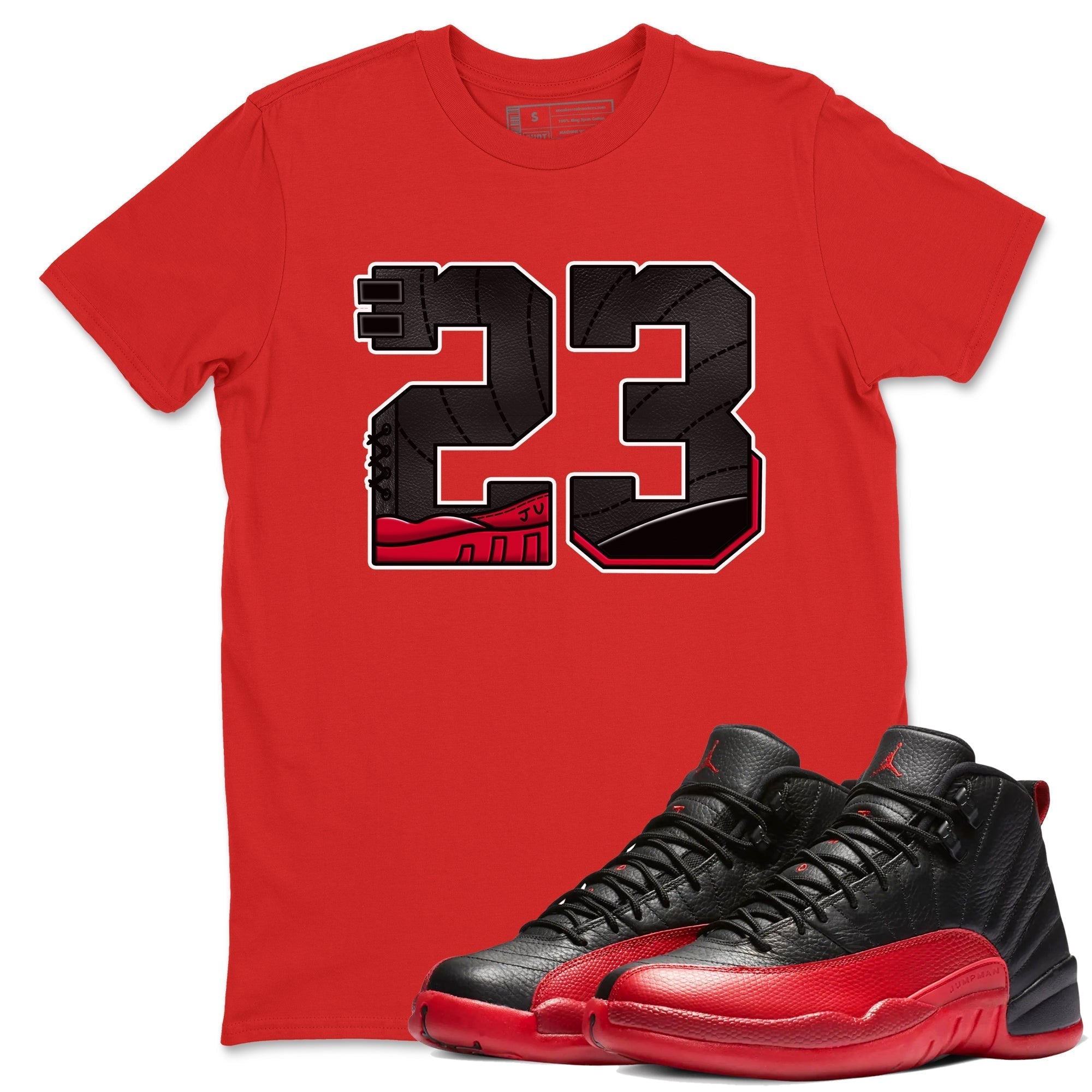 23 snkmatch Tees - Air Jordan 12 Flu Game