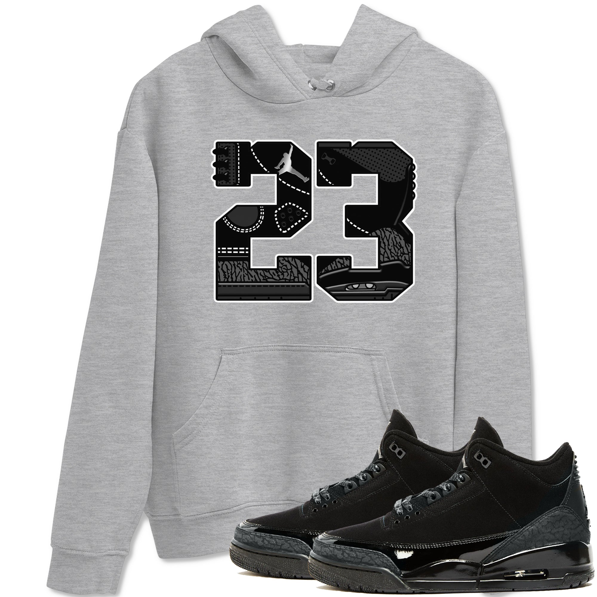 23 snkmatch Tees - Air Jordan 3 Black Cat