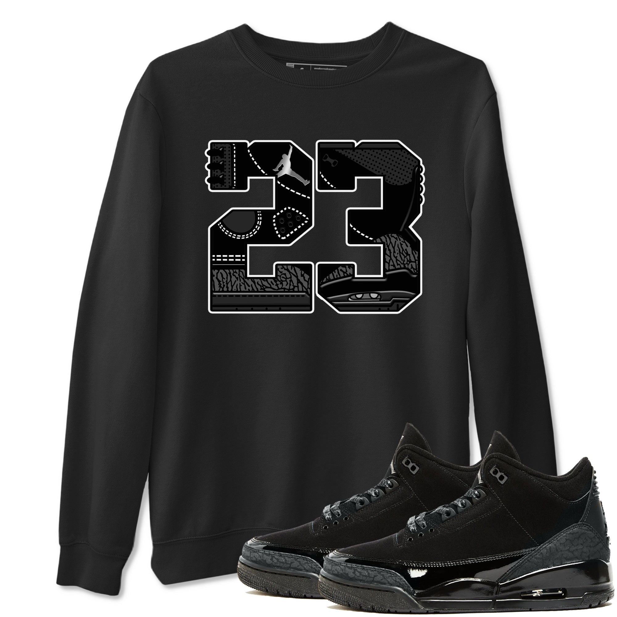 23 snkmatch Tees - Air Jordan 3 Black Cat