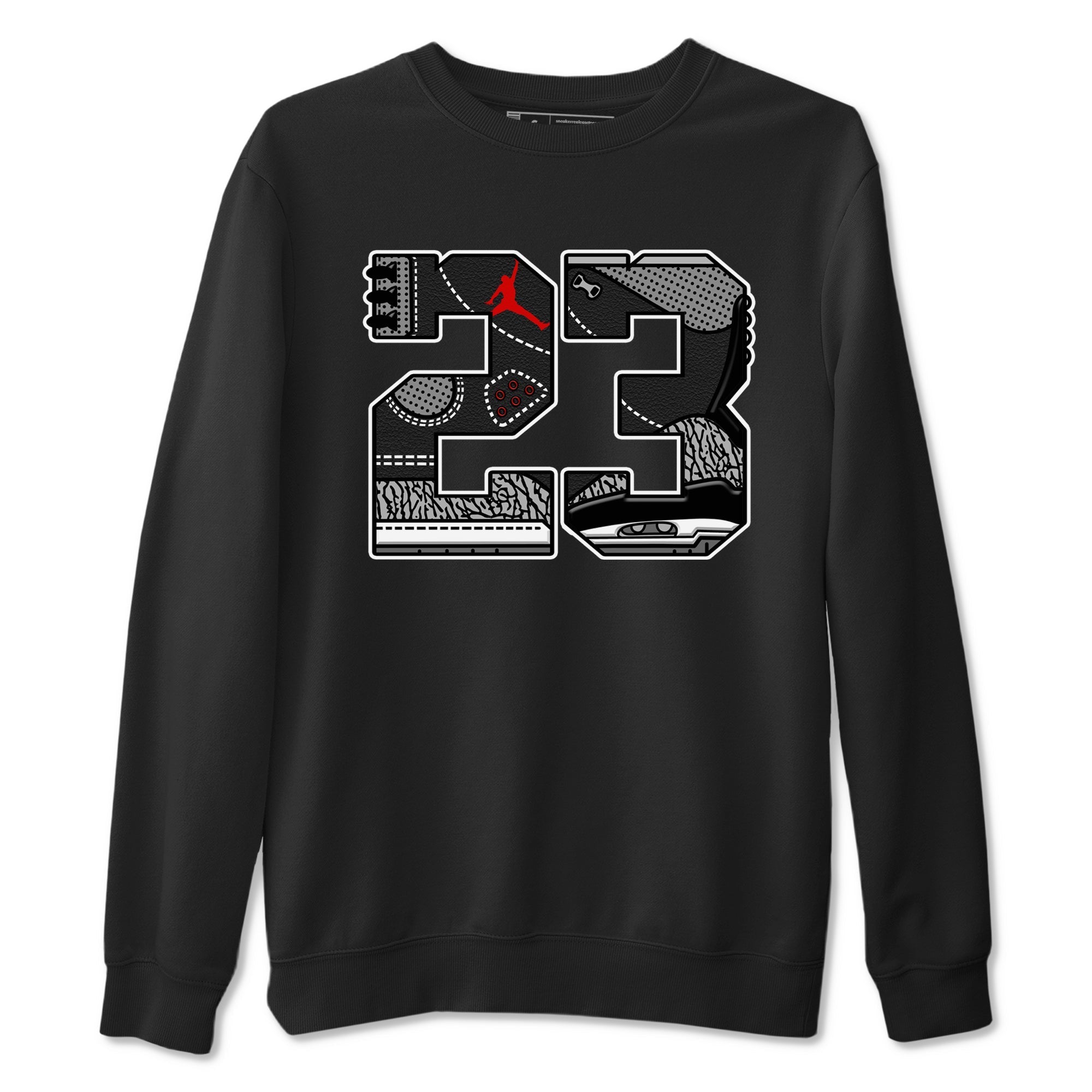 23 snkmatch Tees - Air Jordan 3 Black Cement