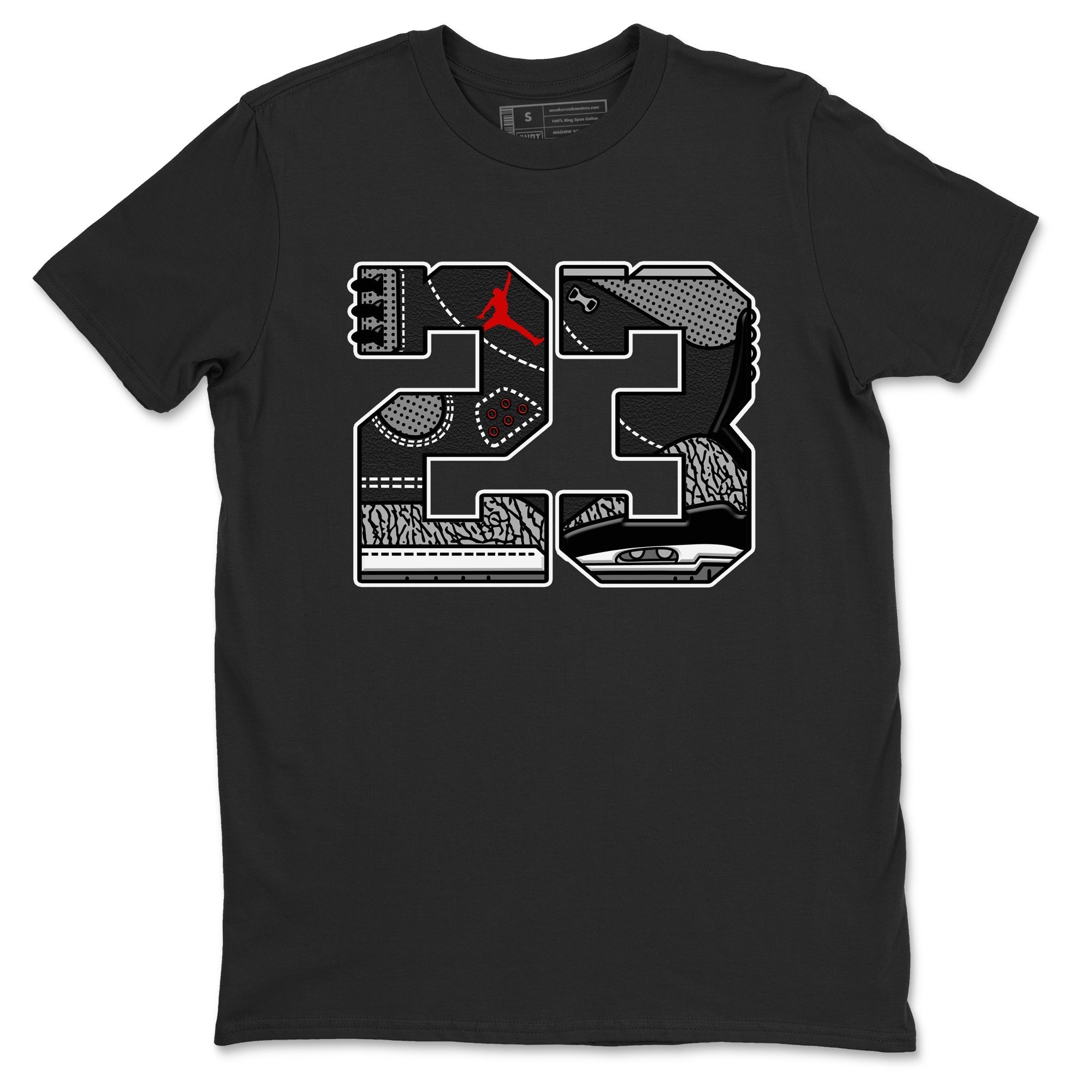23 snkmatch Tees - Air Jordan 3 Black Cement
