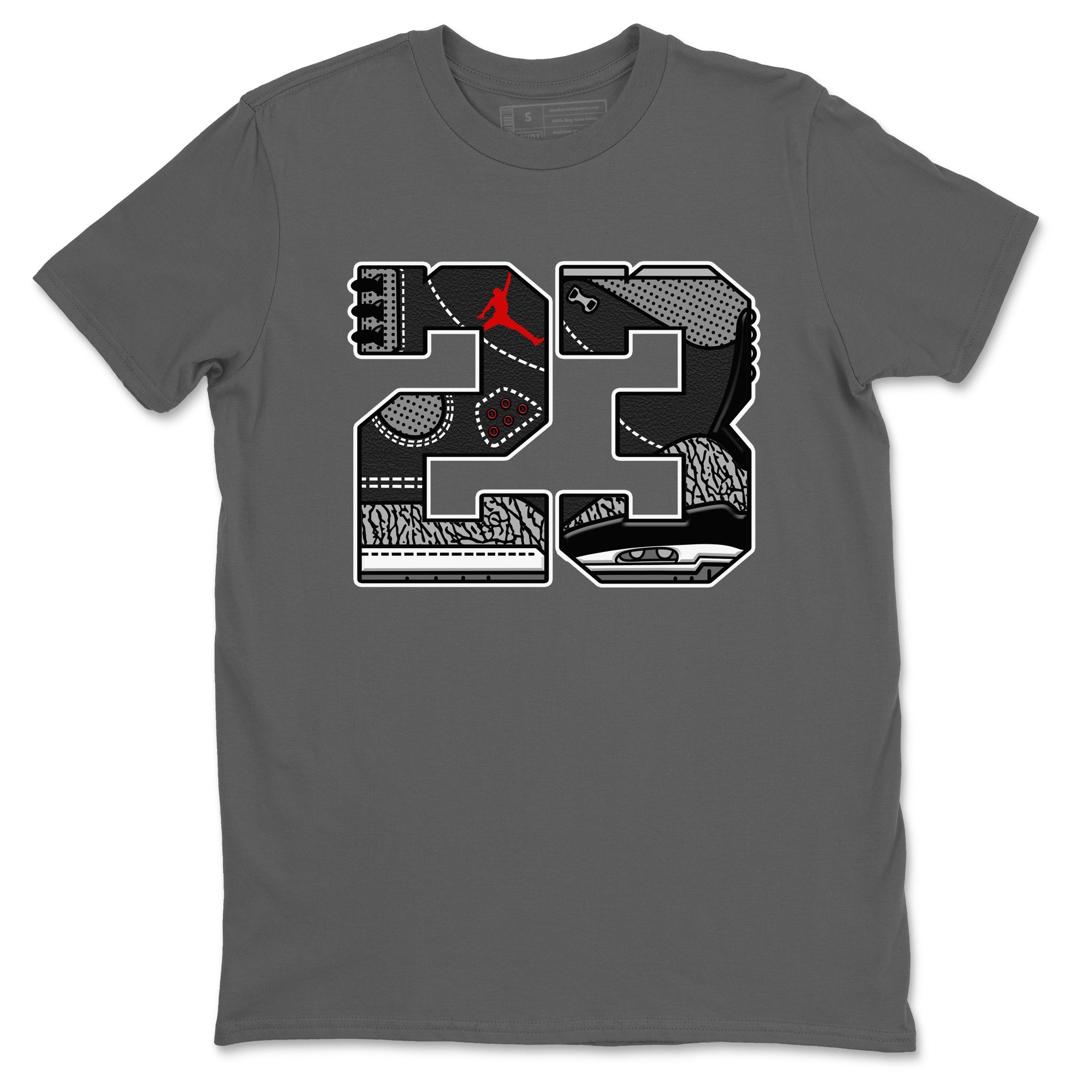 23 snkmatch Tees - Air Jordan 3 Black Cement