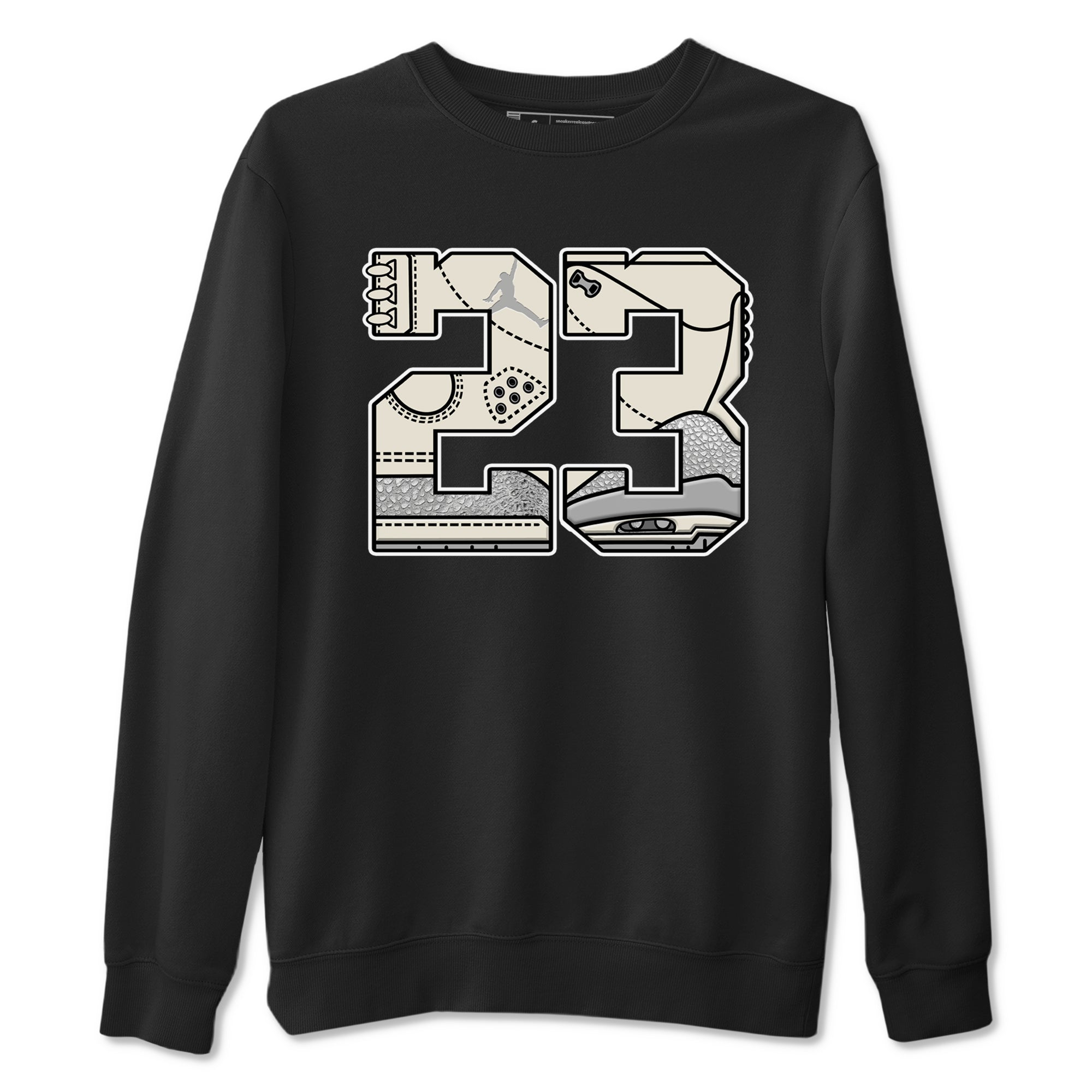 23 snkmatch Tees - Air Jordan 3 Sail and Cement Grey