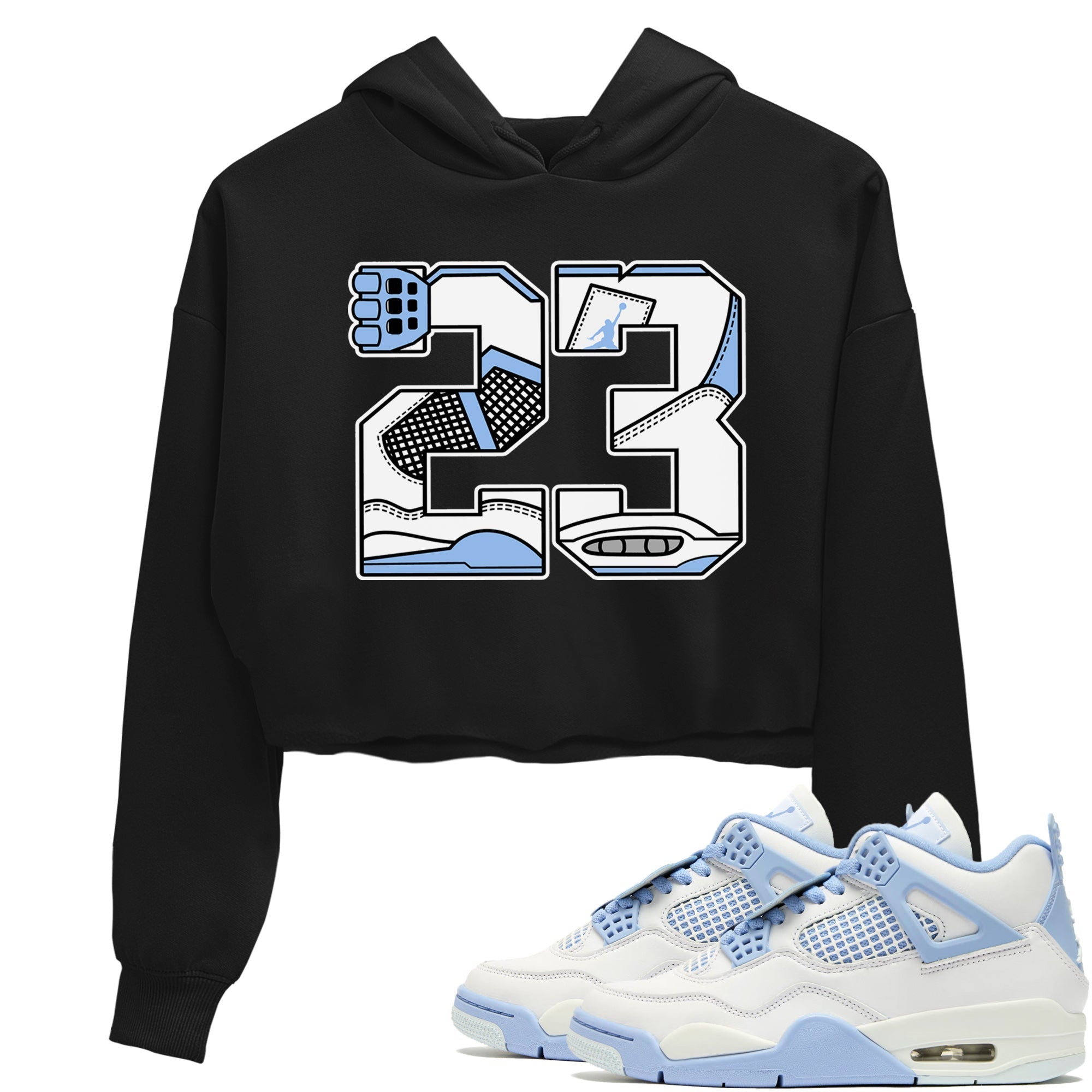 23 snkmatch Women's Top - Air Jordan 4 Aluminum