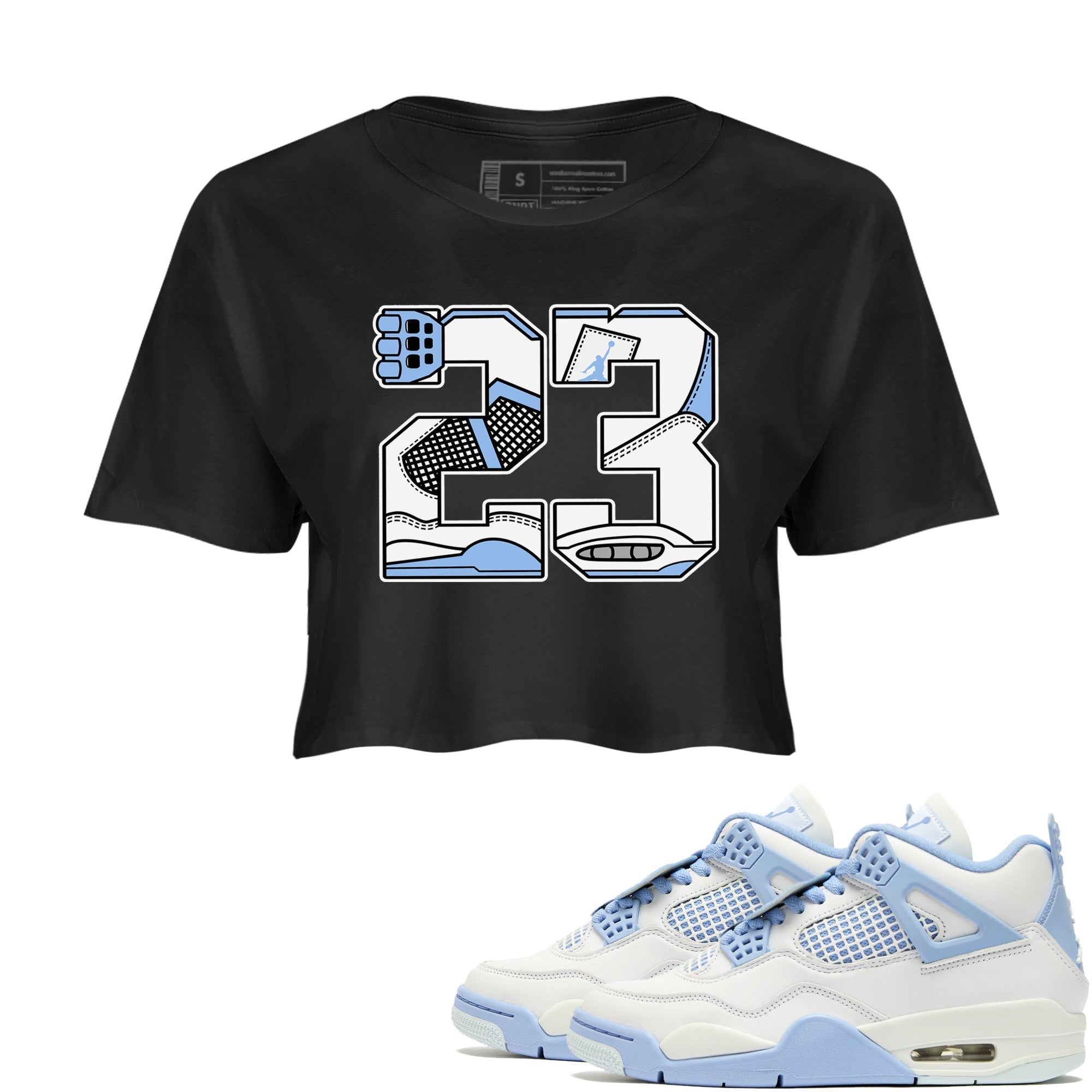 23 snkmatch Women's Top - Air Jordan 4 Aluminum