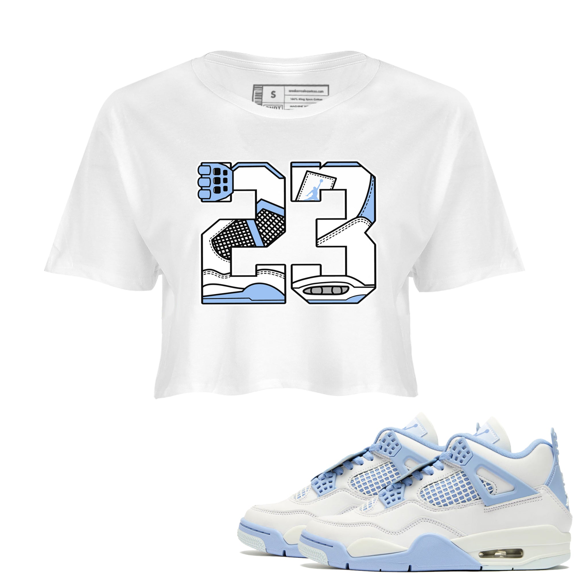 23 snkmatch Women's Top - Air Jordan 4 Aluminum