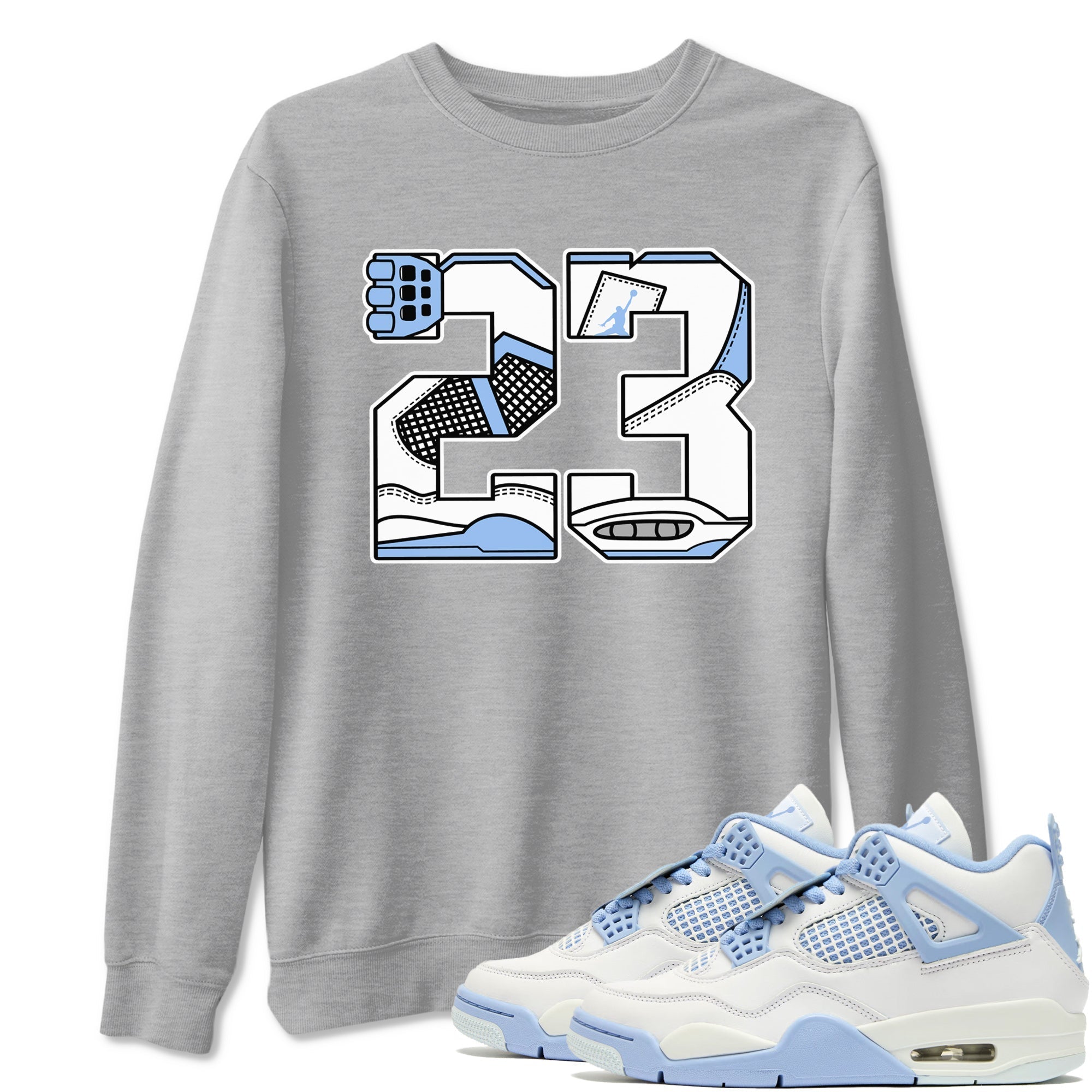 23 snkmatch Tees - Air Jordan 4 Aluminum
