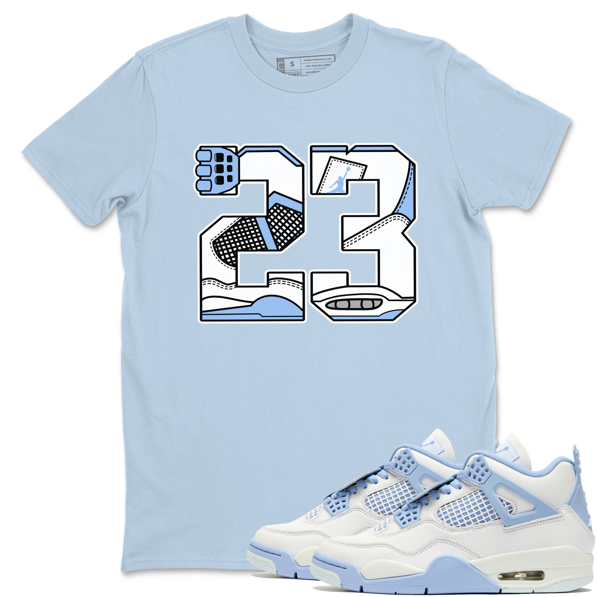 23 snkmatch Tees - Air Jordan 4 Aluminum