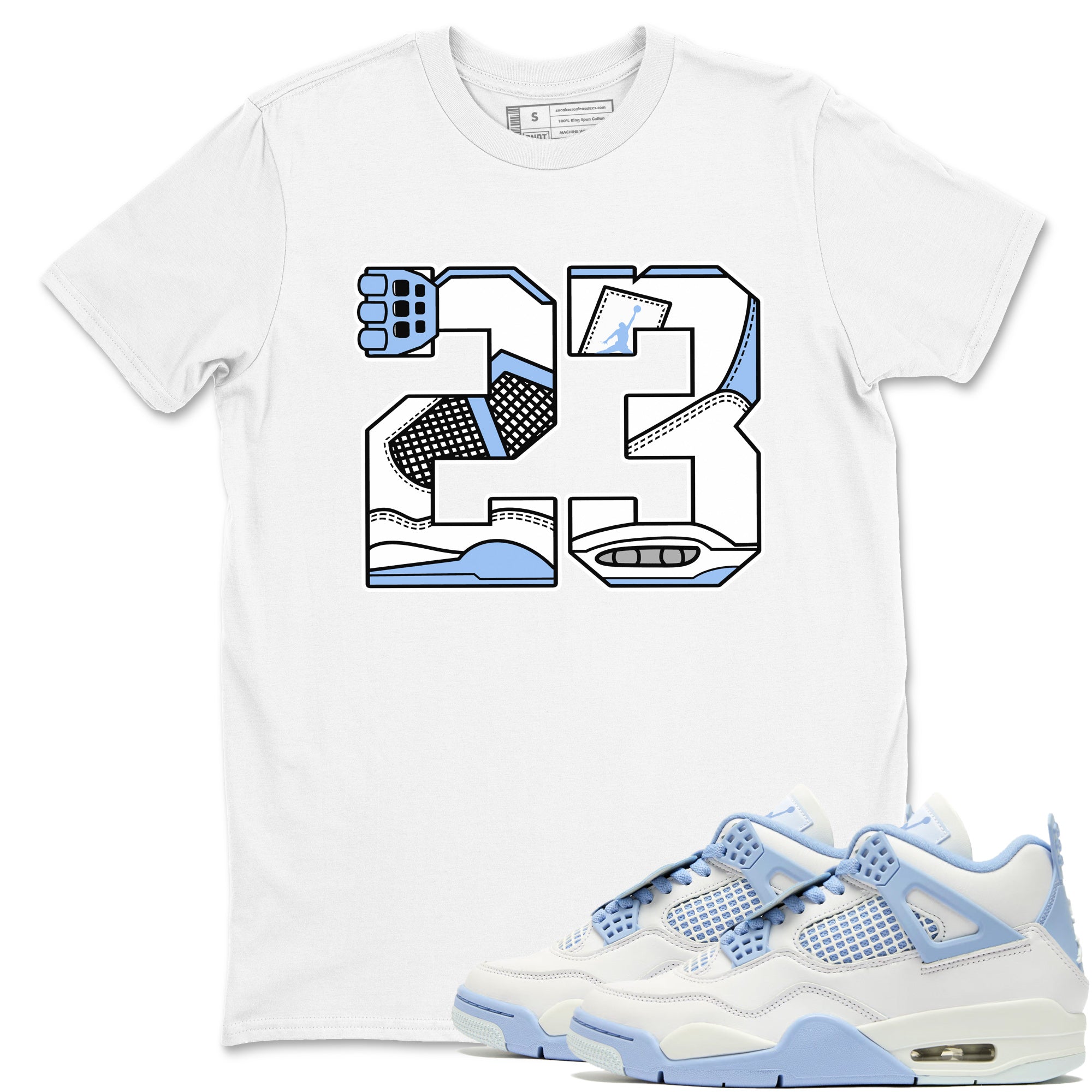 23 snkmatch Tees - Air Jordan 4 Aluminum