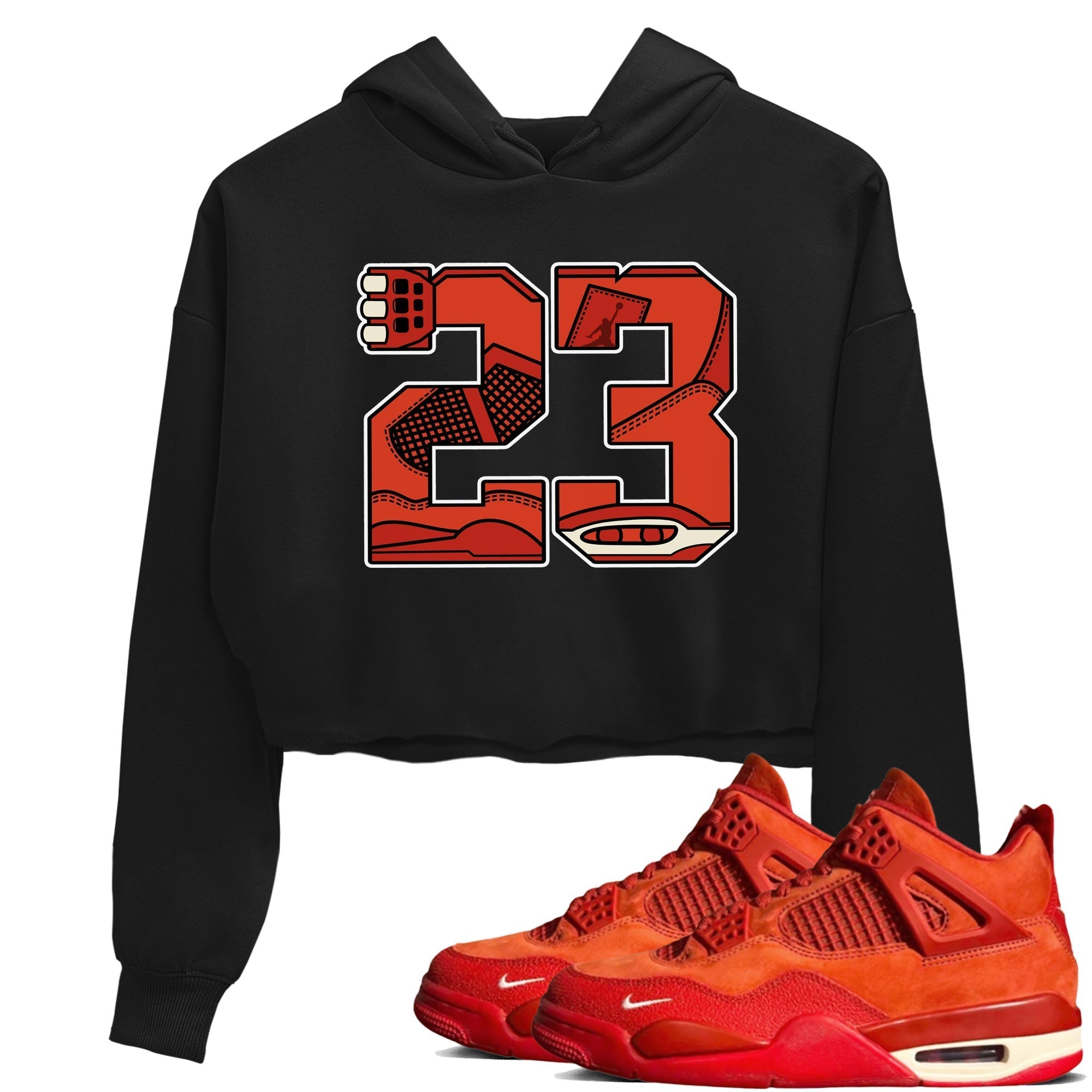 23 snkmatch Women's Top - Air Jordan 4 Brick By Brick