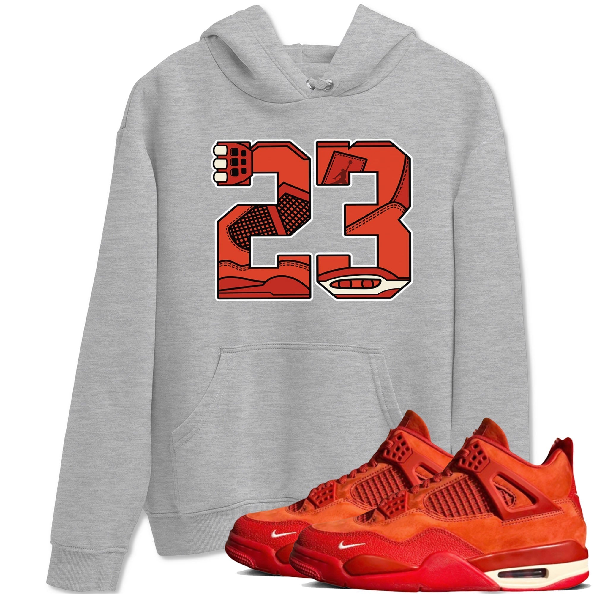 23 snkmatch Tees - Air Jordan 4 Brick By Brick