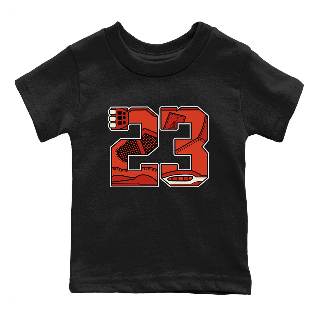 23 snkmatch Tees Kids - Air Jordan 4 Brick By Brick