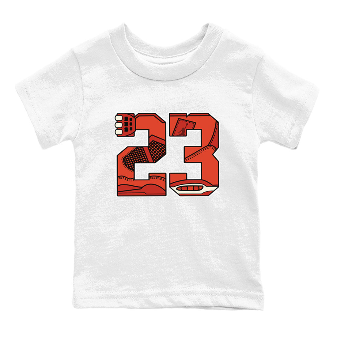 23 snkmatch Tees Kids - Air Jordan 4 Brick By Brick