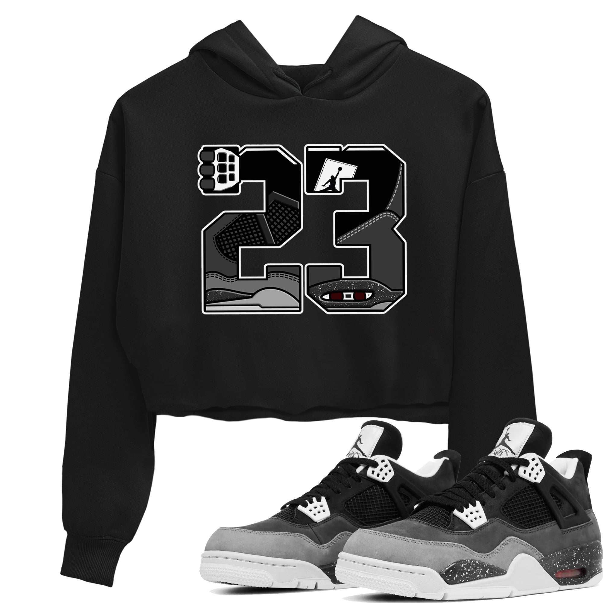 23 snkmatch Women's Top - Air Jordan 4 Fear