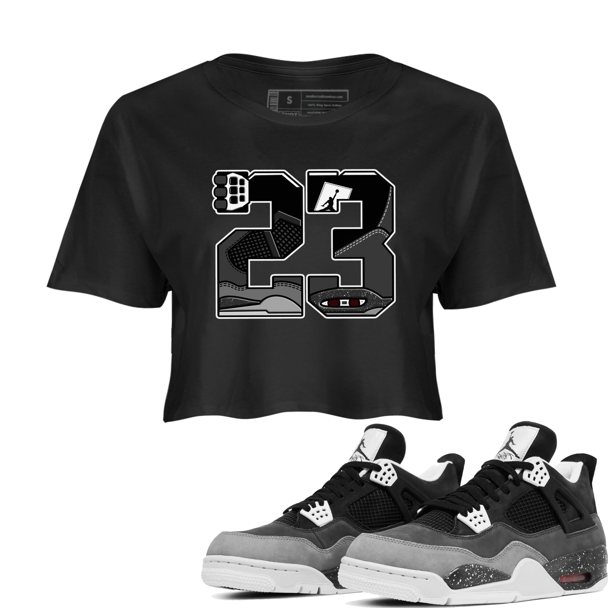 23 snkmatch Women's Top - Air Jordan 4 Fear