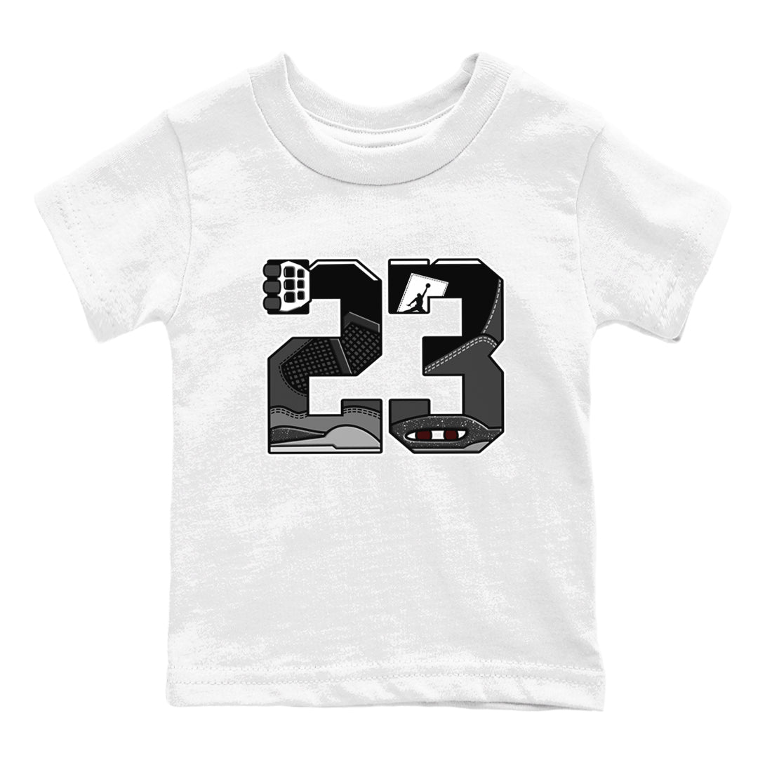23 snkmatch Tees Kids - Air Jordan 4 Fear