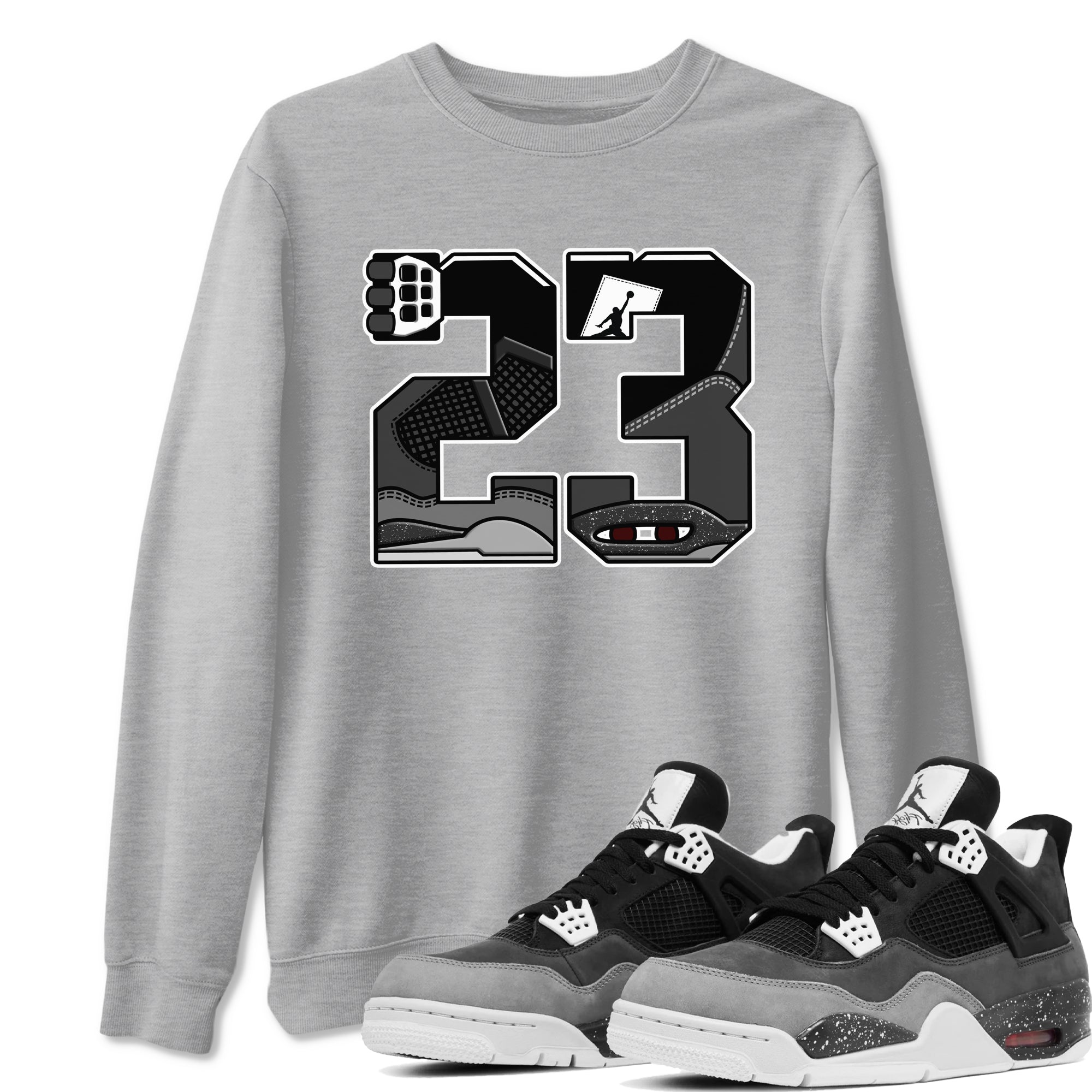 23 snkmatch Tees - Air Jordan 4 Fear