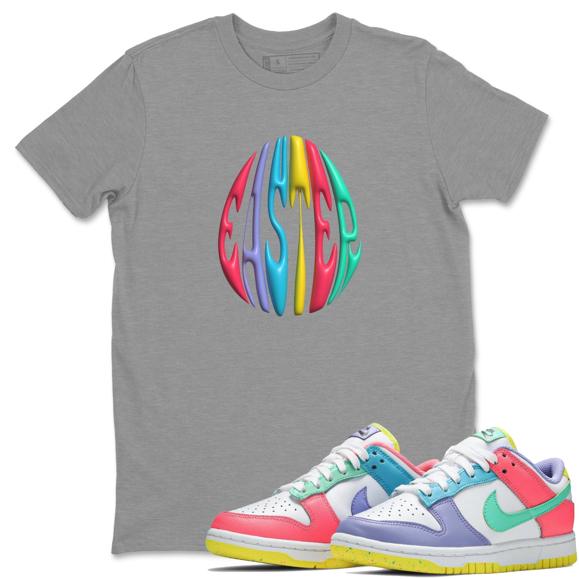 3D Easter Typo Unisex Tops - Dunk Easter Candy