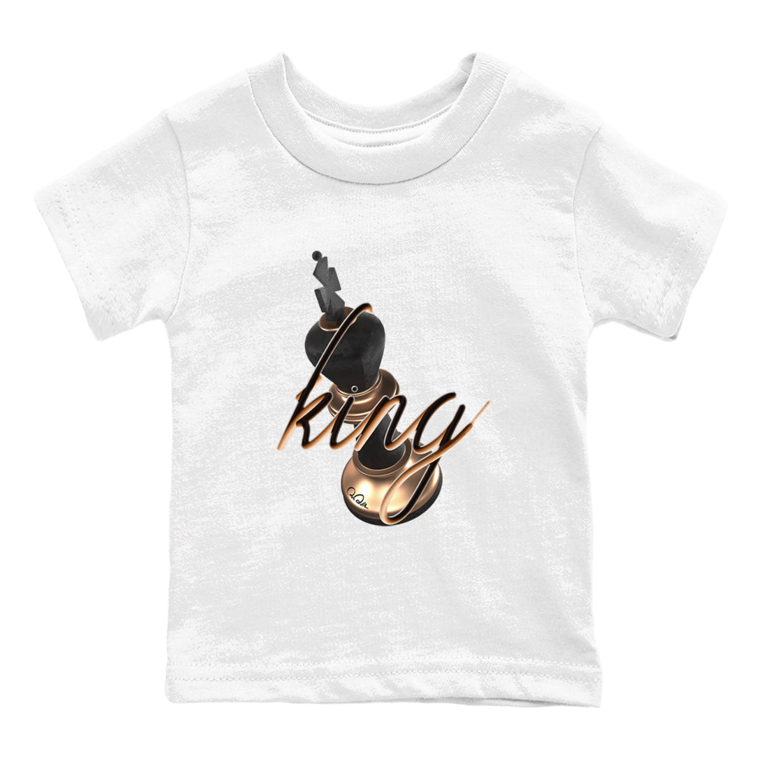 3D King snkmatch Tees Kids - Air Foamposite One Metallic Copper