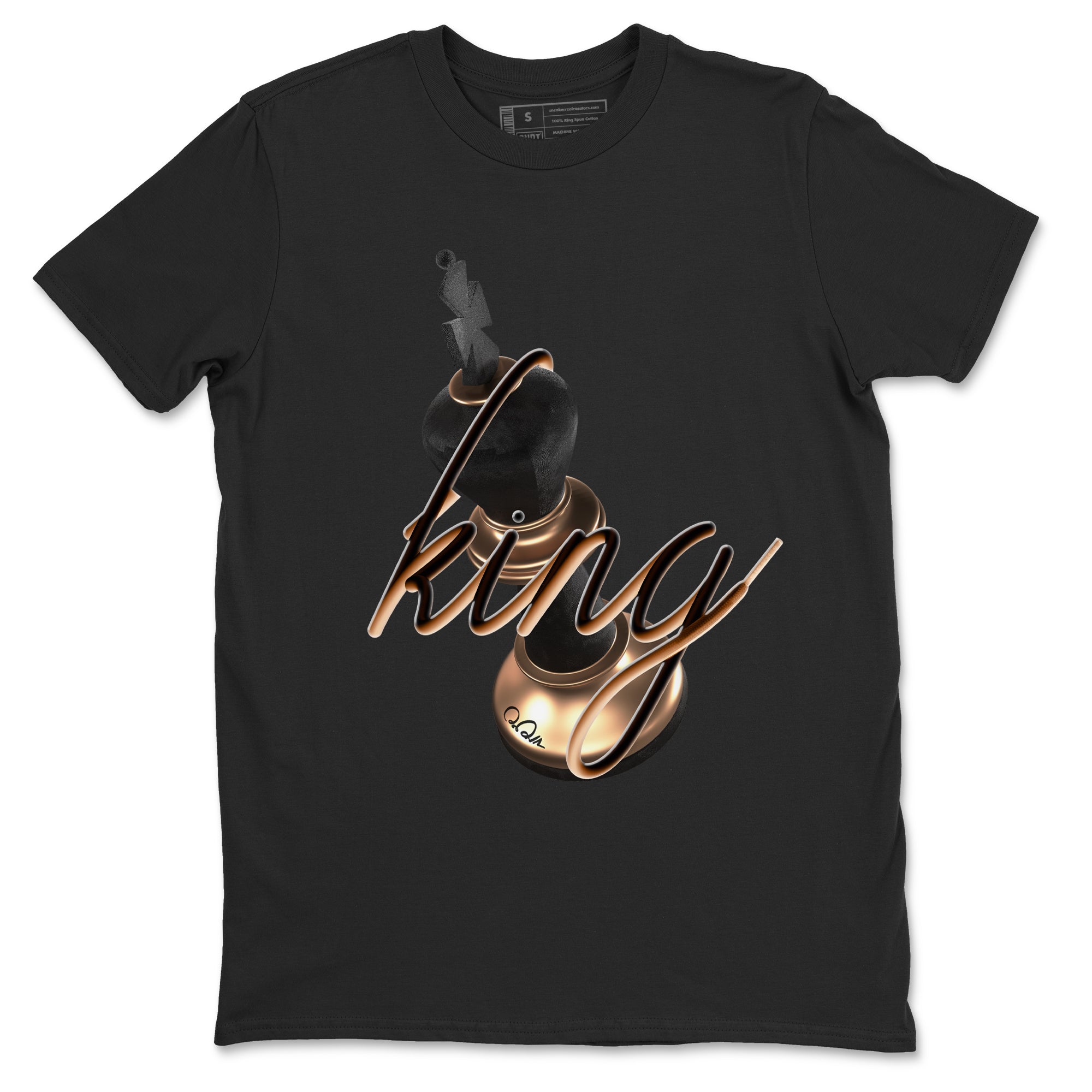 3D King snkmatch Tees - Air Foamposite One Metallic Copper