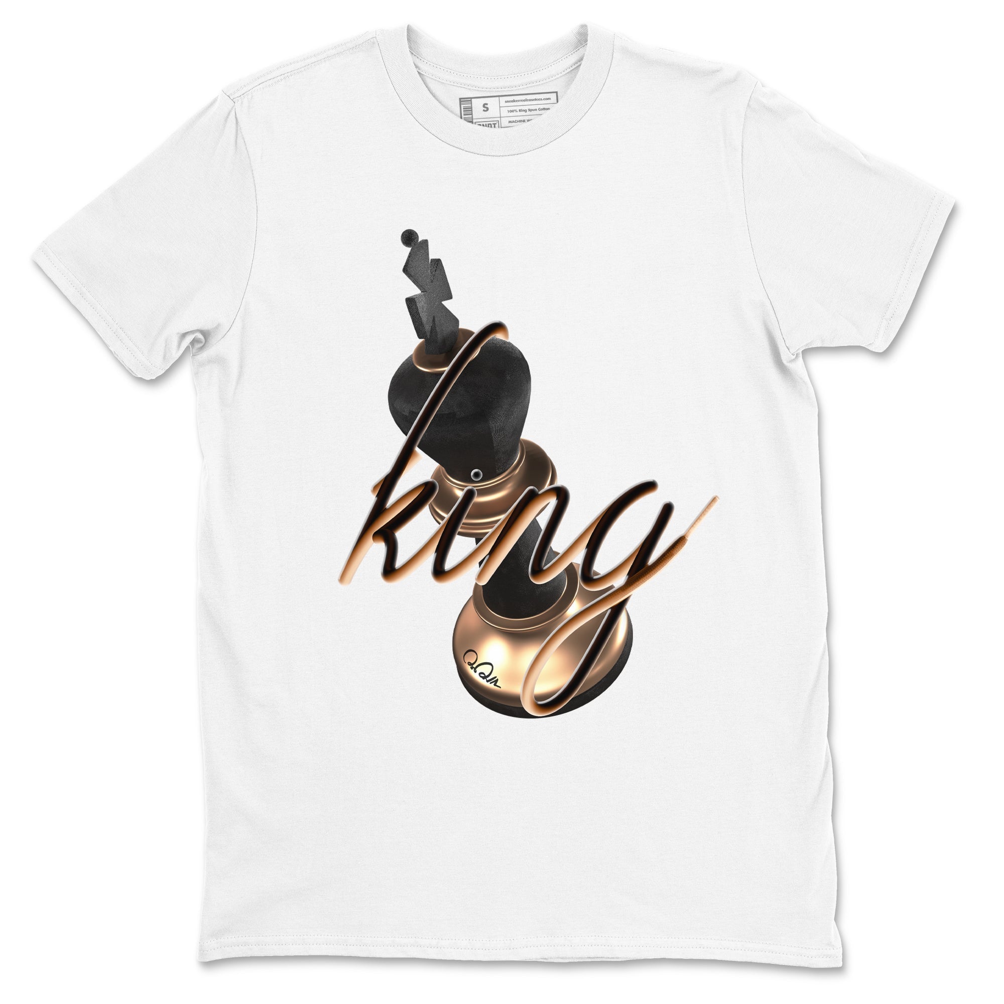 3D King snkmatch Tees - Air Foamposite One Metallic Copper
