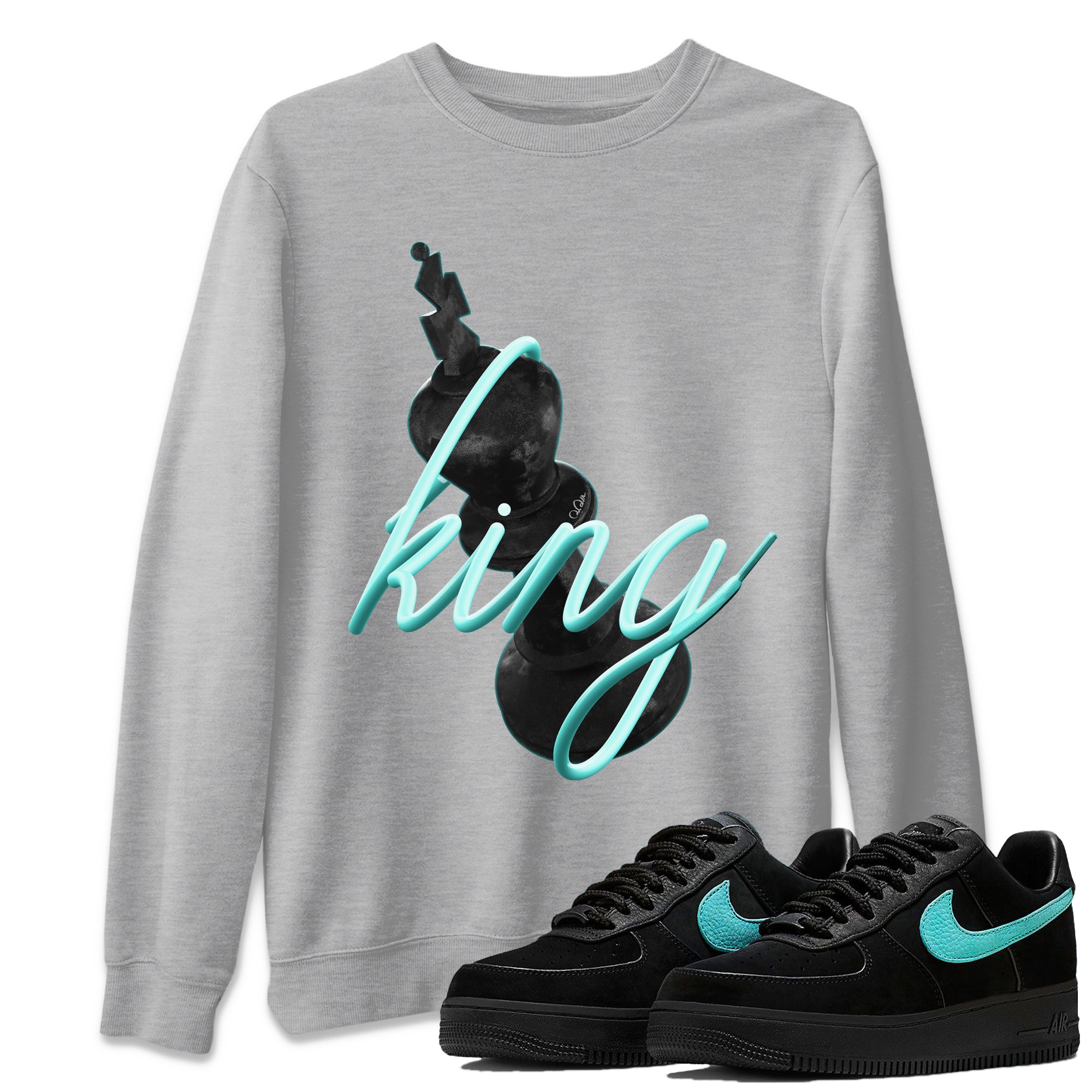 3D King Unisex Tops - Air Force 1 Tiffany