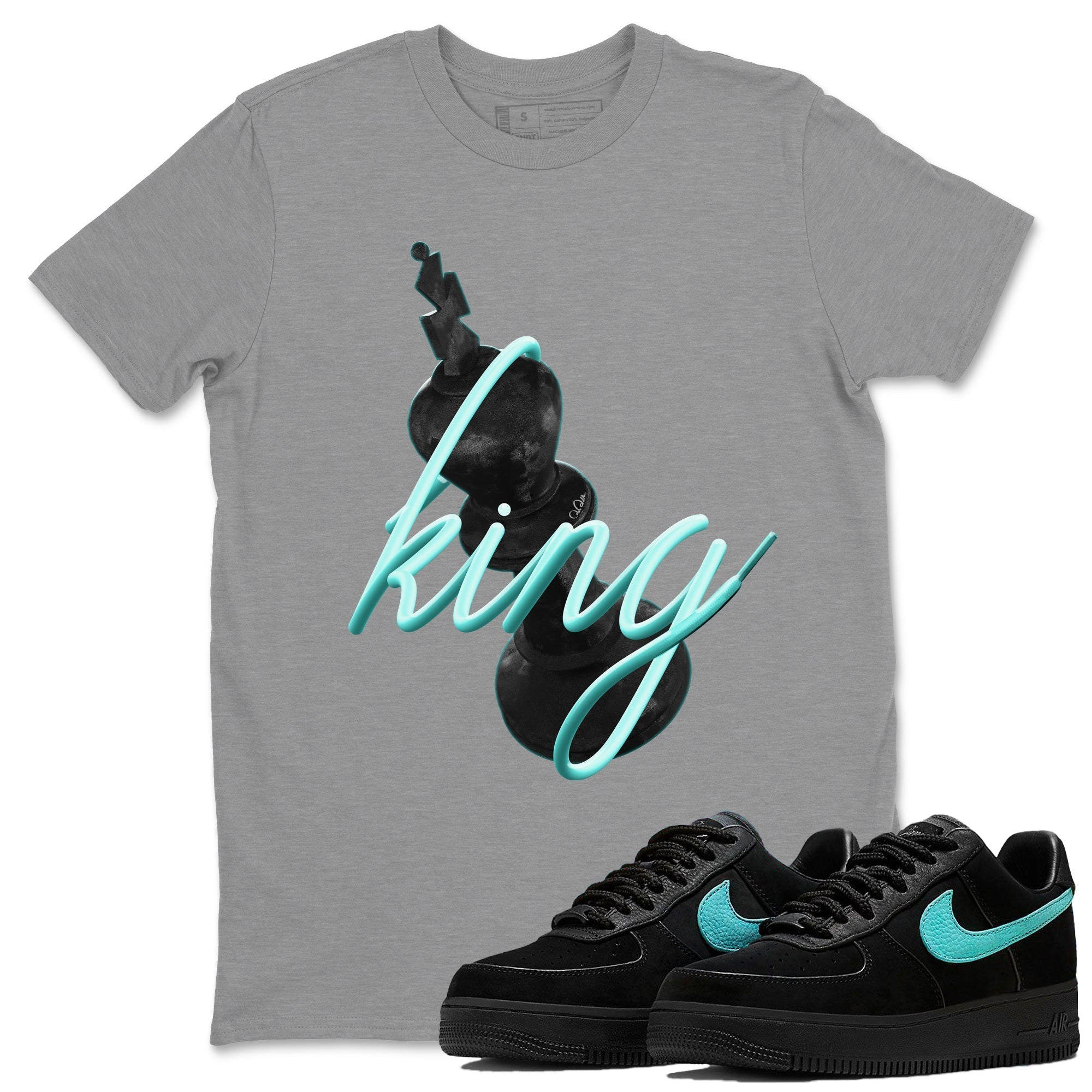 3D King Unisex Tops - Air Force 1 Tiffany