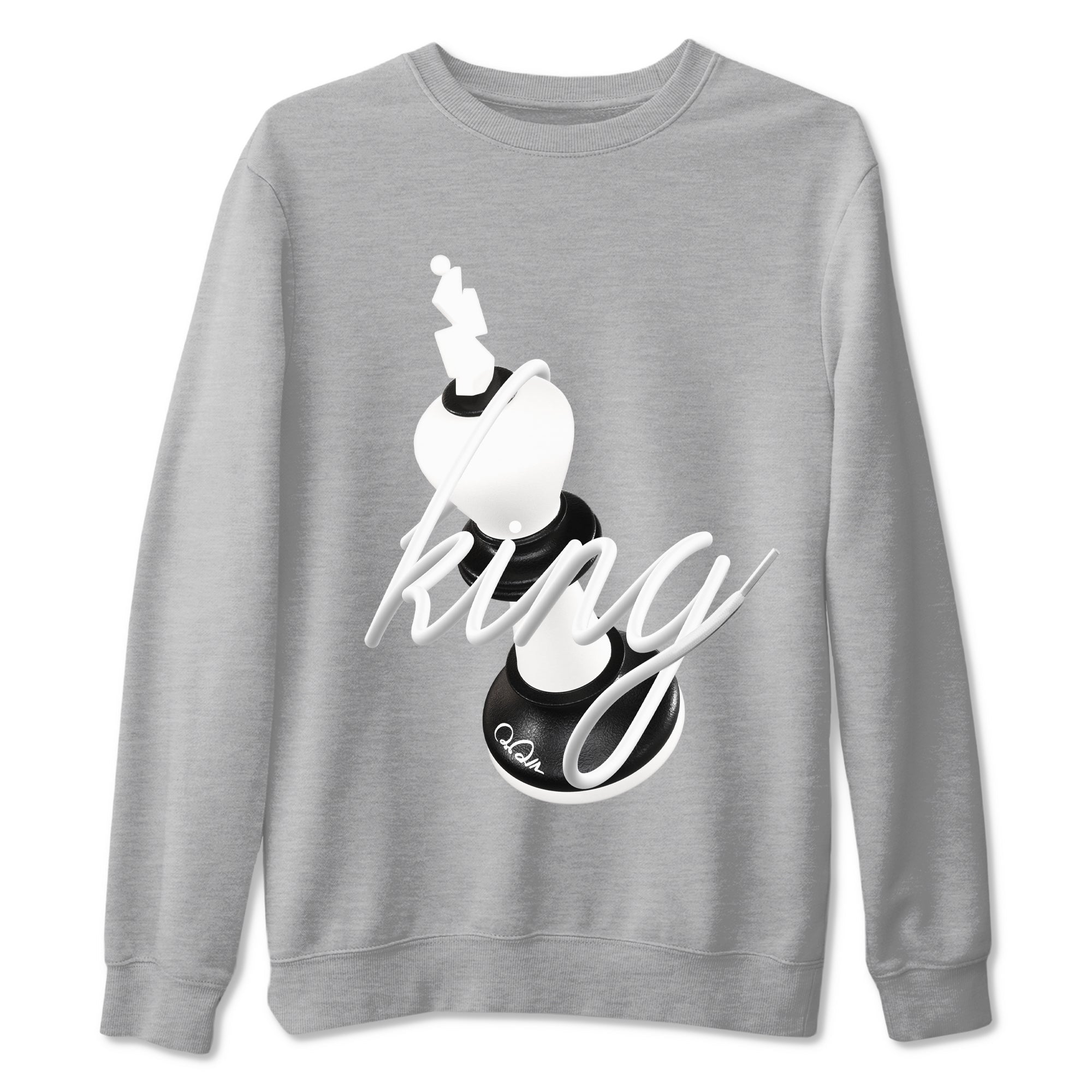 3D King snkmatch Tees - Air Jordan 1 Black White