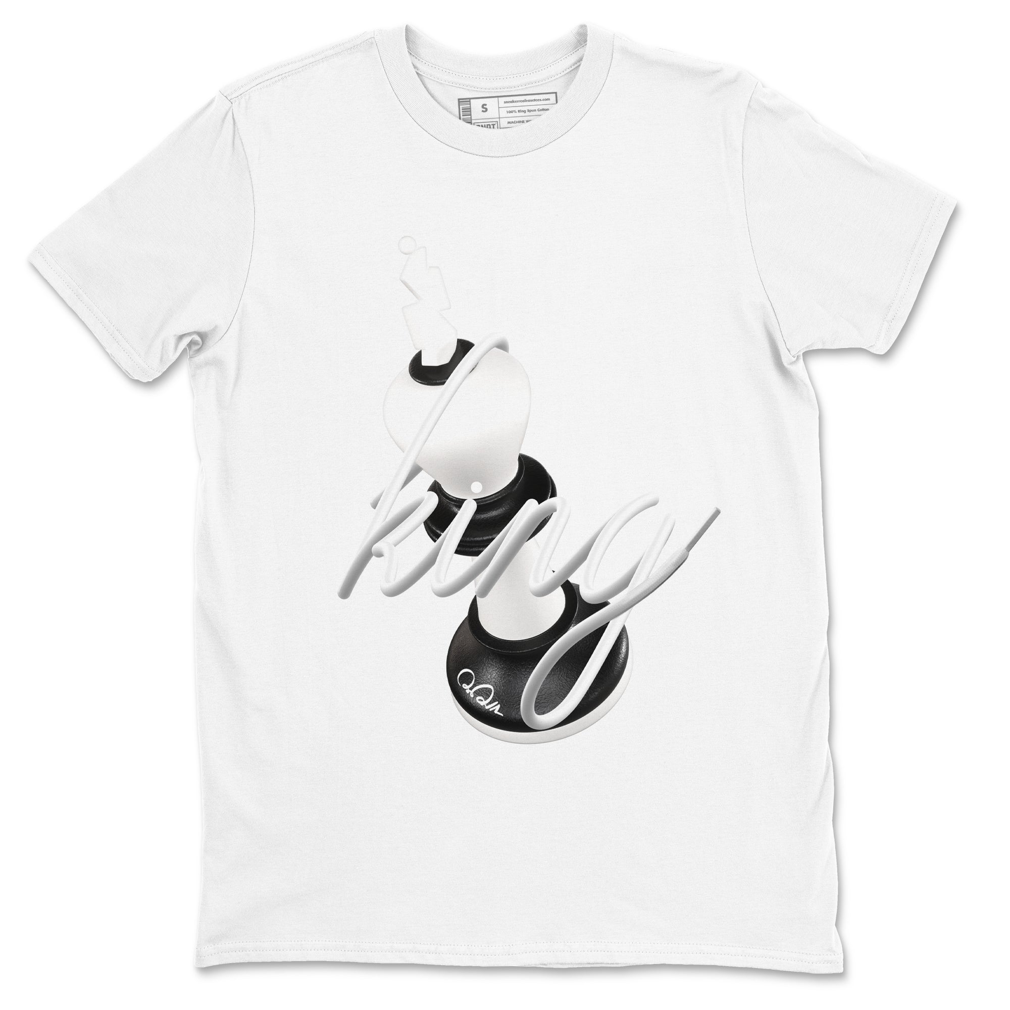 3D King snkmatch Tees - Air Jordan 1 Black White