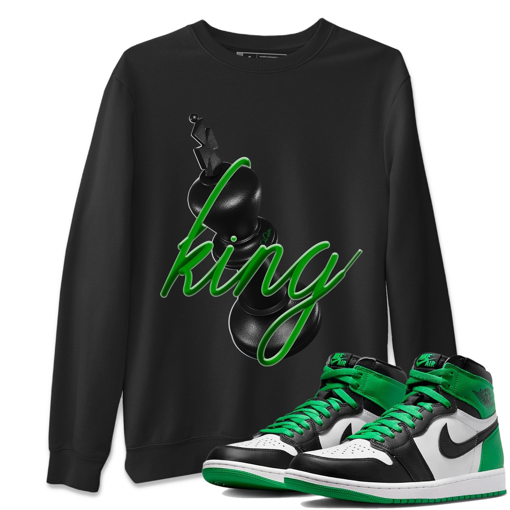 3D King Unisex Tops - Air Jordan 1 Celtics
