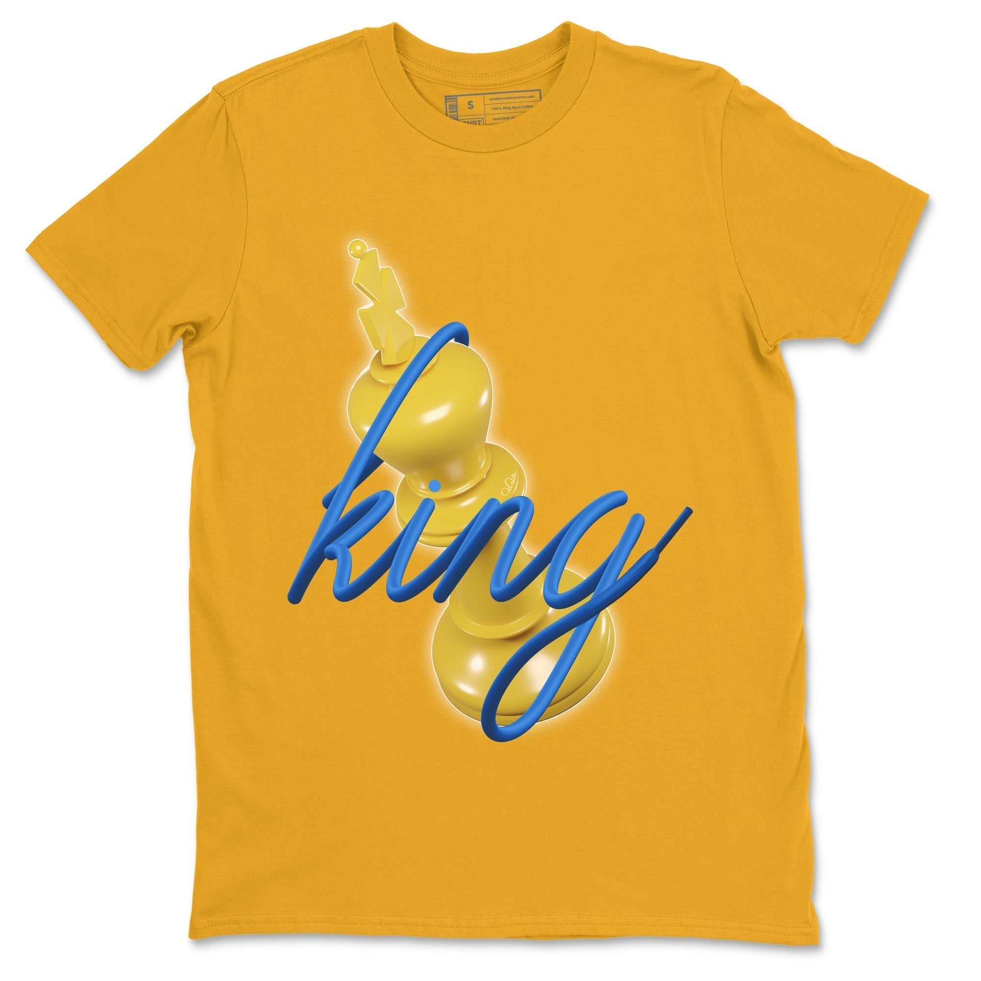 3D King Unisex Tops - Air Jordan 1 Game Royal Varsity Maize