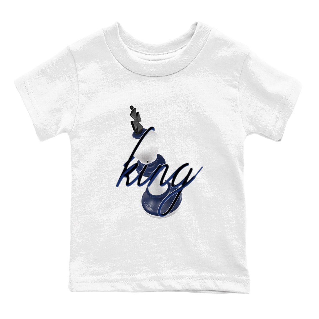 3D King snkmatch Tees Kids - Air Jordan 1 Midnight Navy