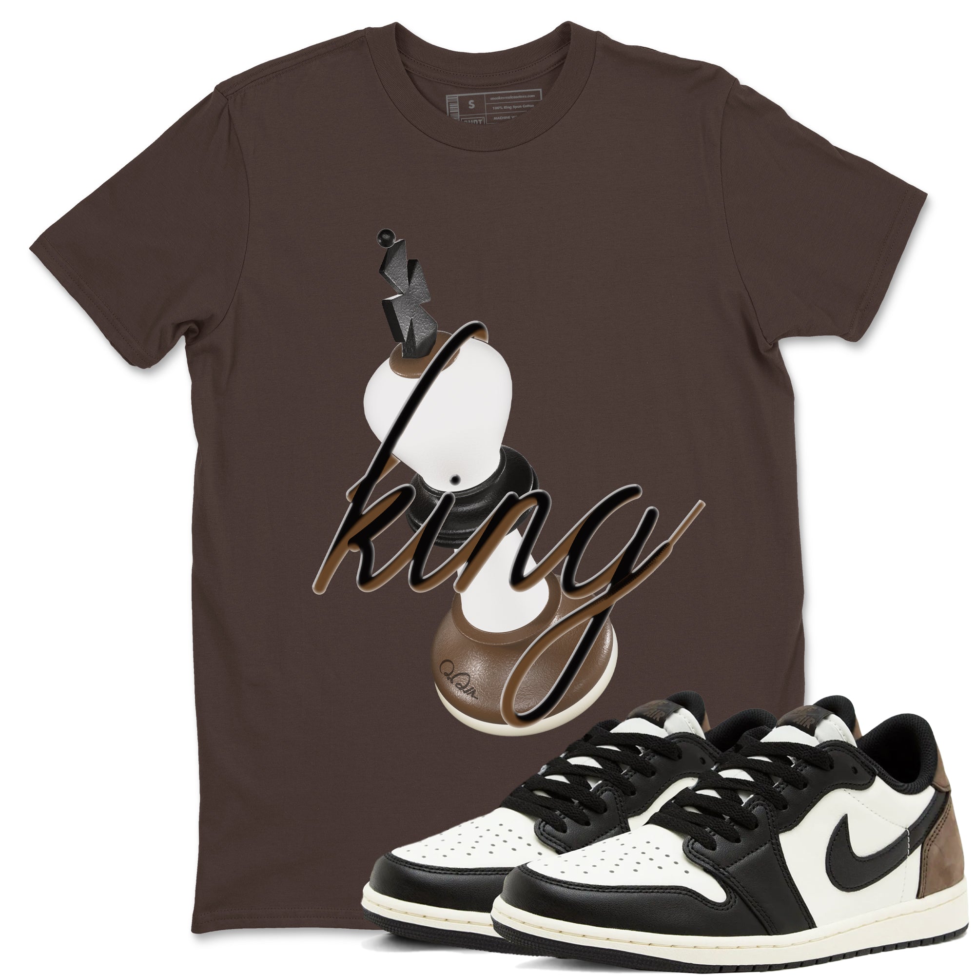 3D King snkmatch Tees - Air Jordan 1 Mocha