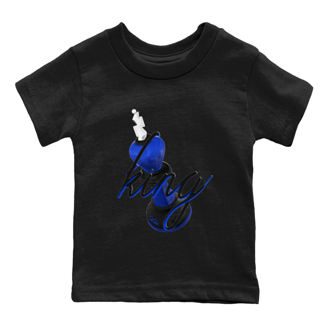 3D King snkmatch Tee Kids - Air Jordan 1 Royal Reimagined