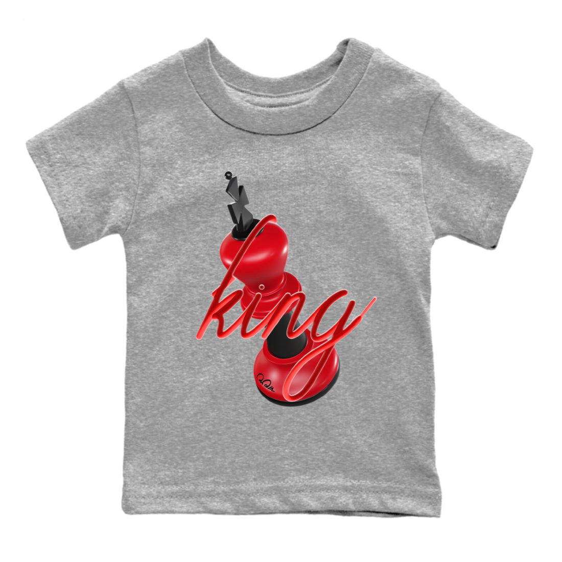 3D King Kids Tops - Air Jordan 1 Satin Bred