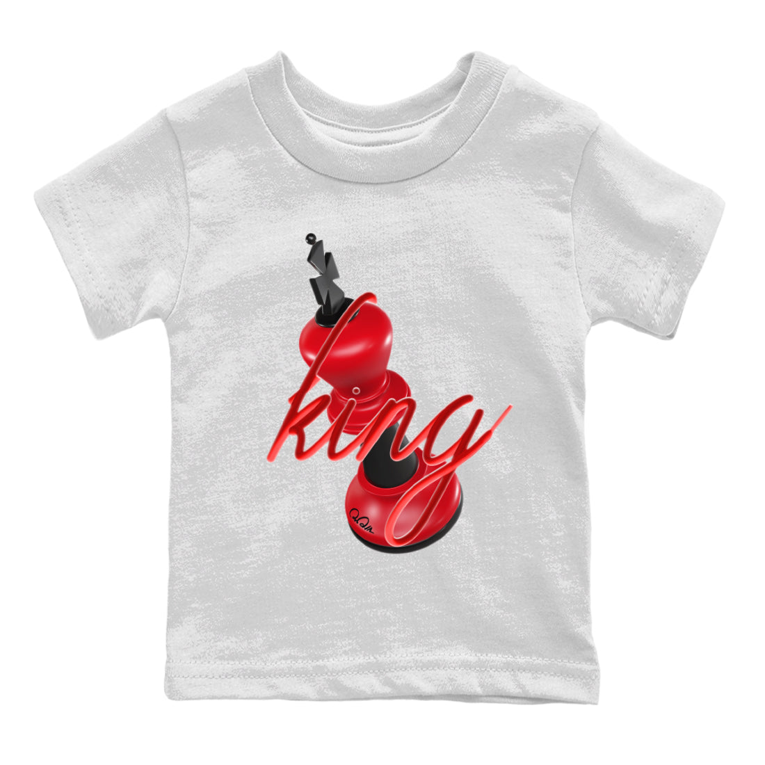 3D King Kids Tops - Air Jordan 1 Satin Bred