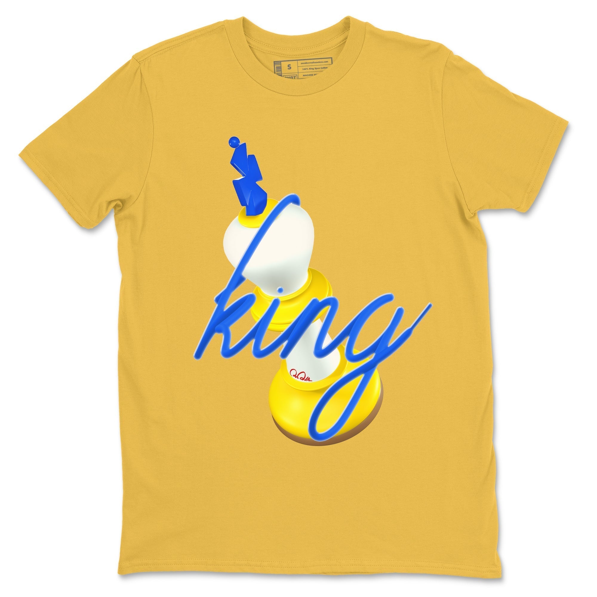 3D King snkmatch Tees - Air Jordan 1 Travis Scott Canary