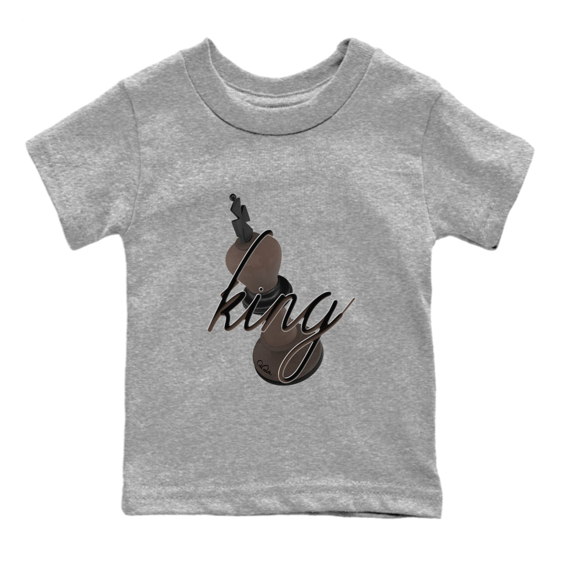 3D King snkmatch Tees Kids - Air Jordan 1 Travis Scott Velvet Brown