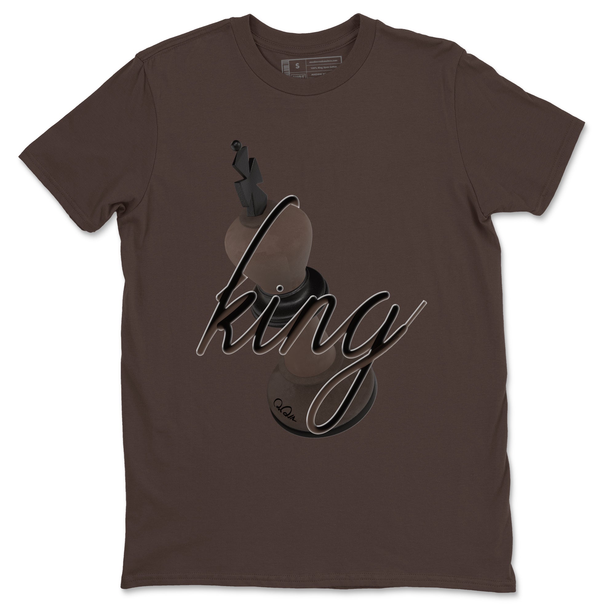 3D King snkmatch Tees - Air Jordan 1 Travis Scott Velvet Brown