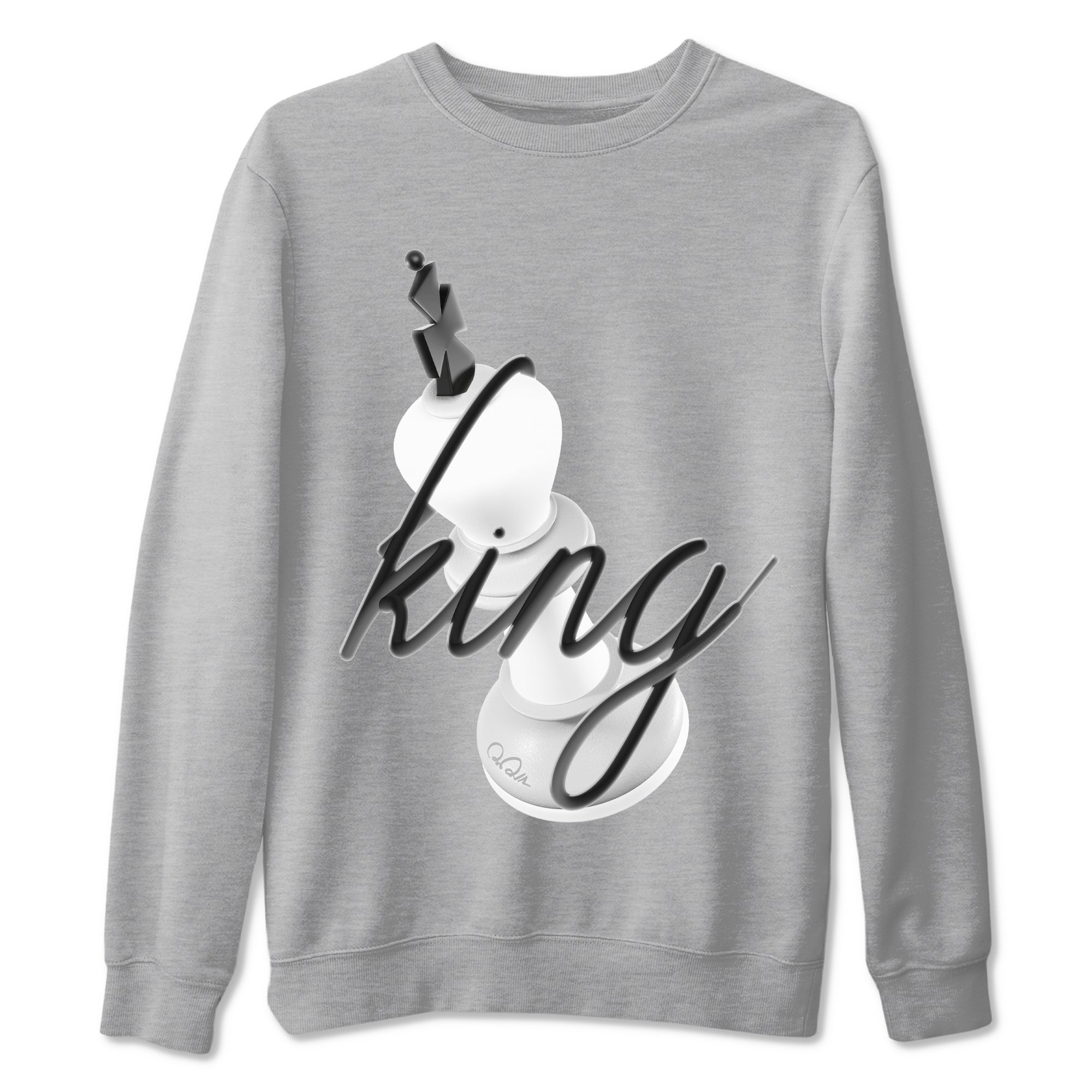 3D King snkmatch Tees - Air Jordan 1 Wolf Grey