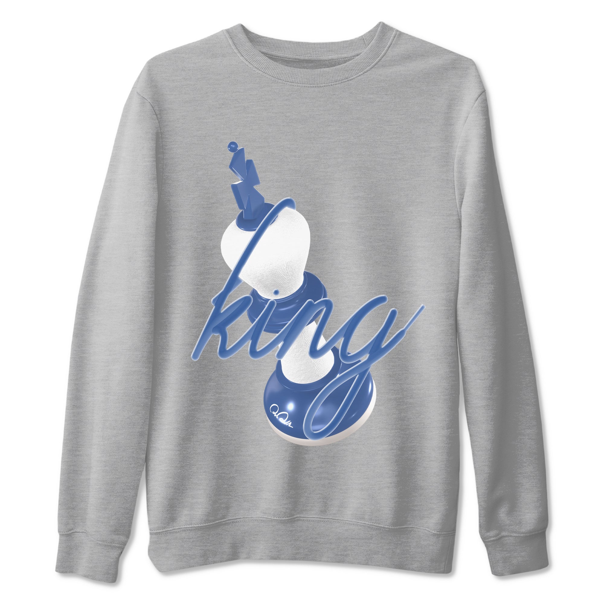 3D King snkmatch Tees - Air Jordan 11 Diffused Blue