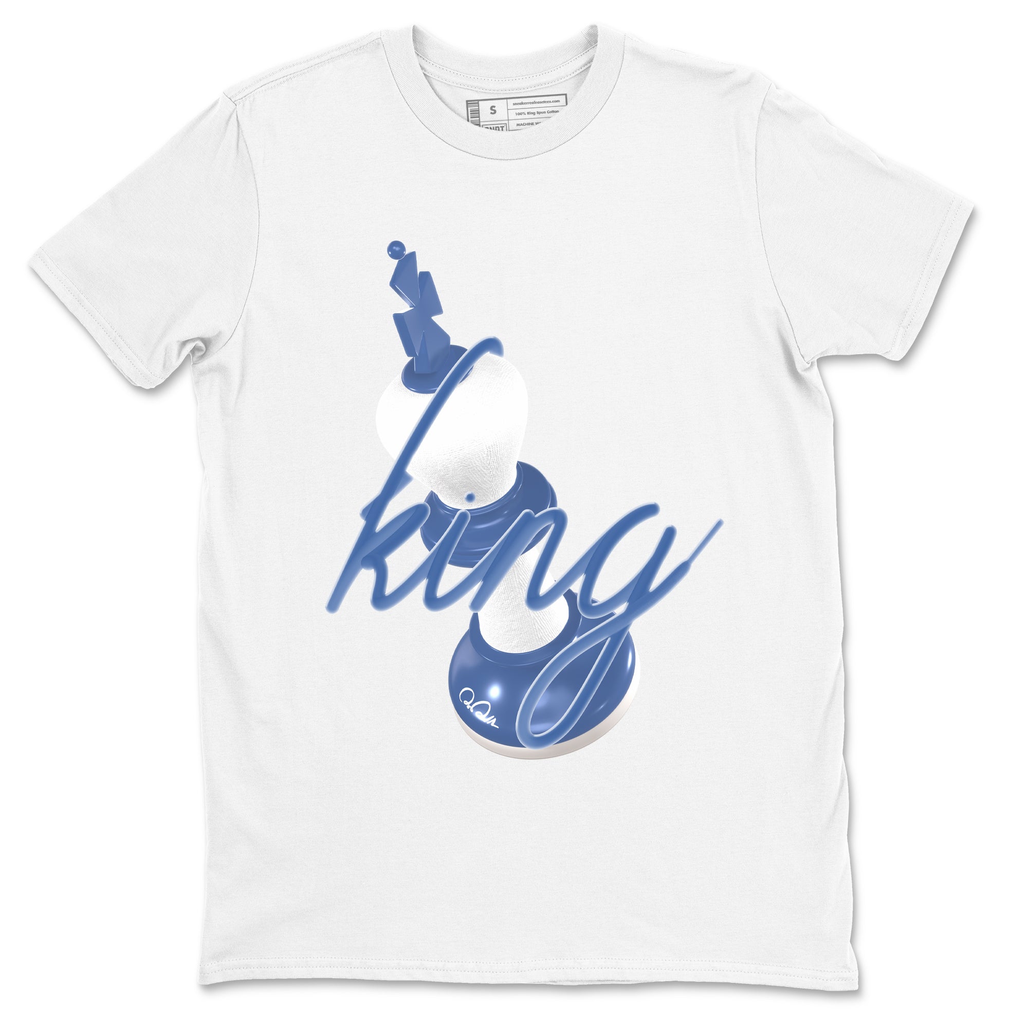 3D King snkmatch Tees - Air Jordan 11 Diffused Blue