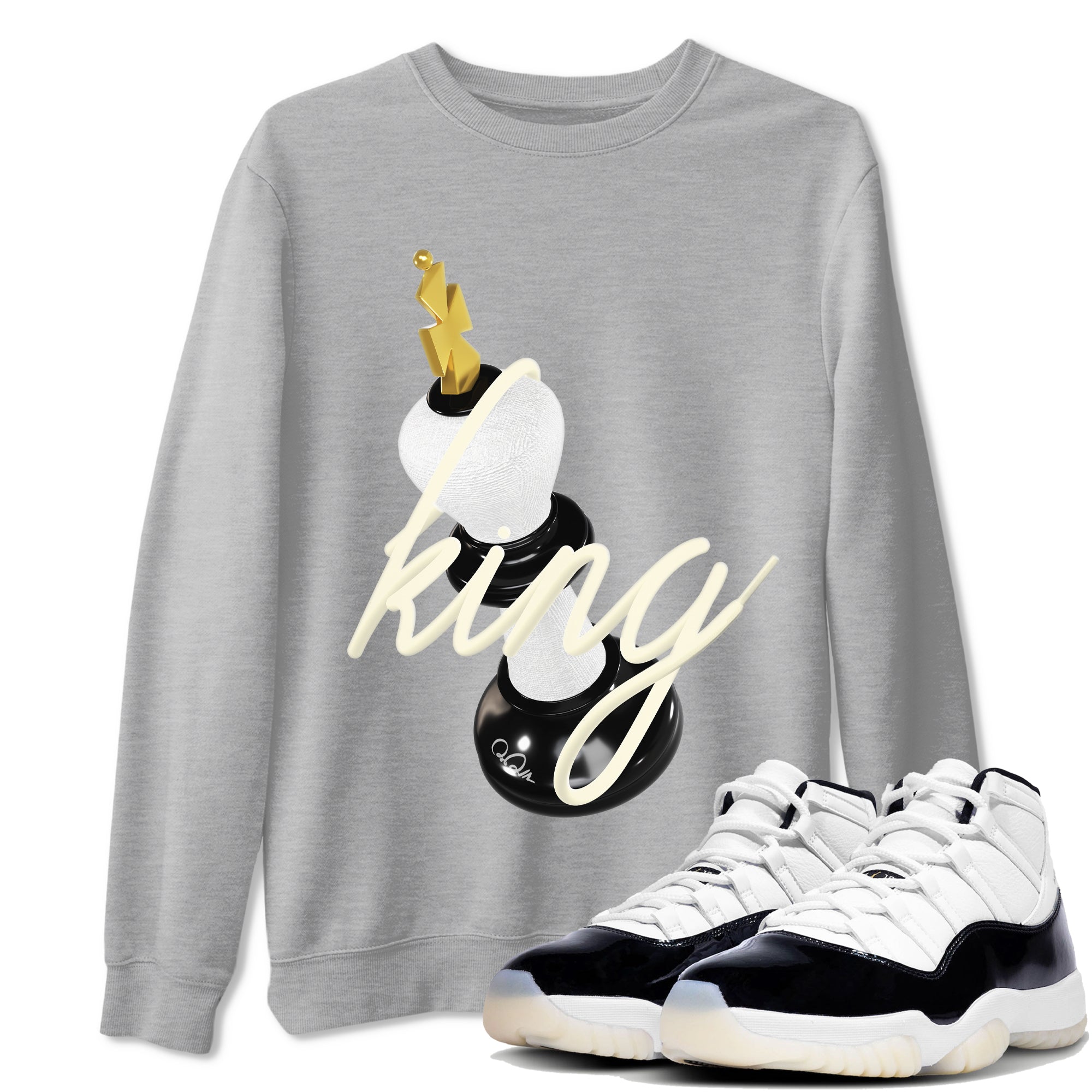3D King snkmatch Tee - Air Jordan 11 Gratitude