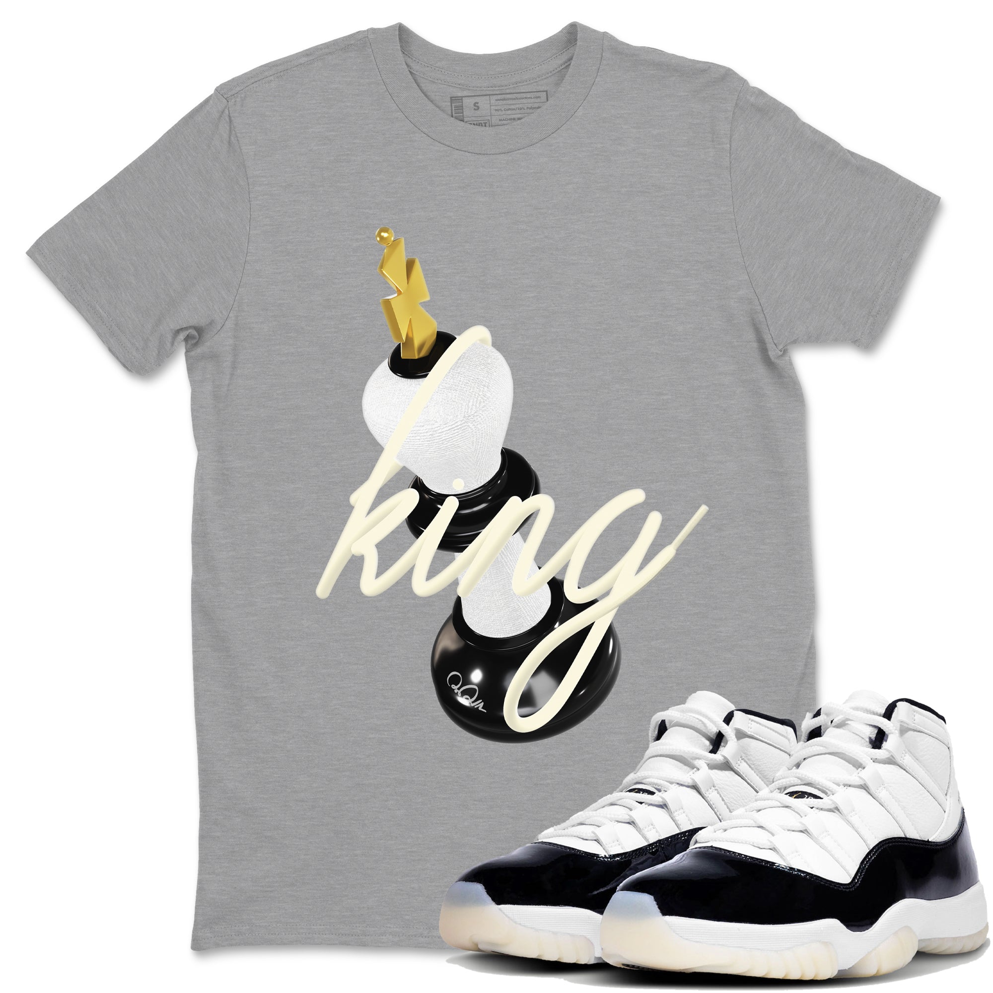 3D King snkmatch Tee - Air Jordan 11 Gratitude