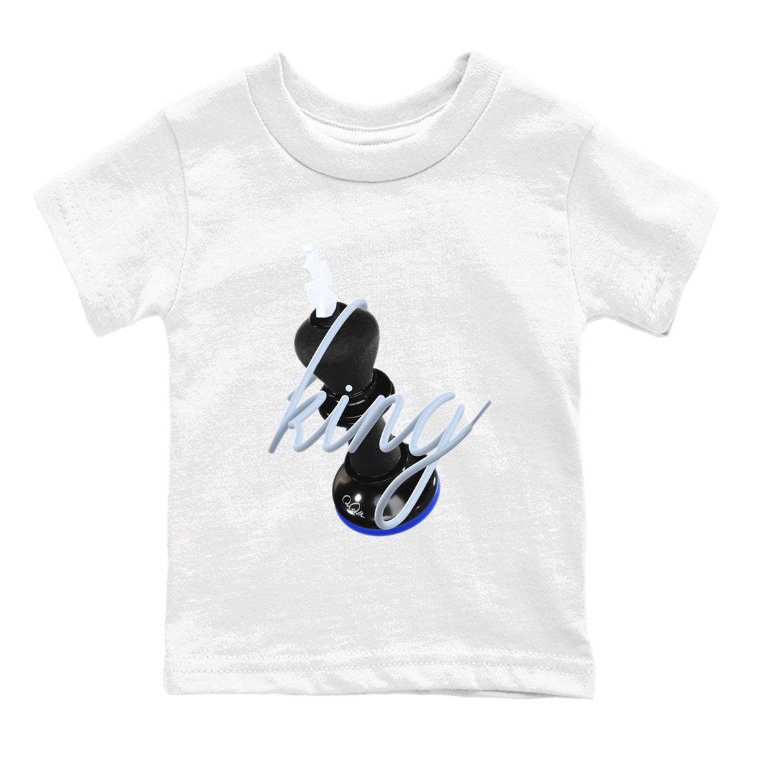 3D King snkmatch Tees Kids - Air Jordan 11 Black and Varsity Royal