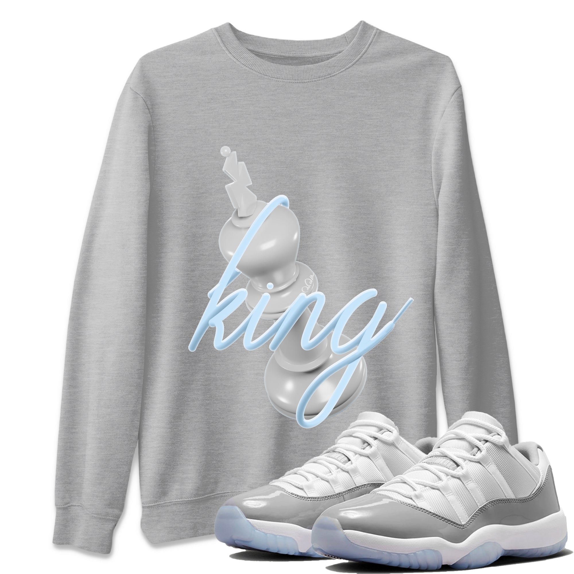 3D King Unisex Tops - Air Jordan 11 White Cement