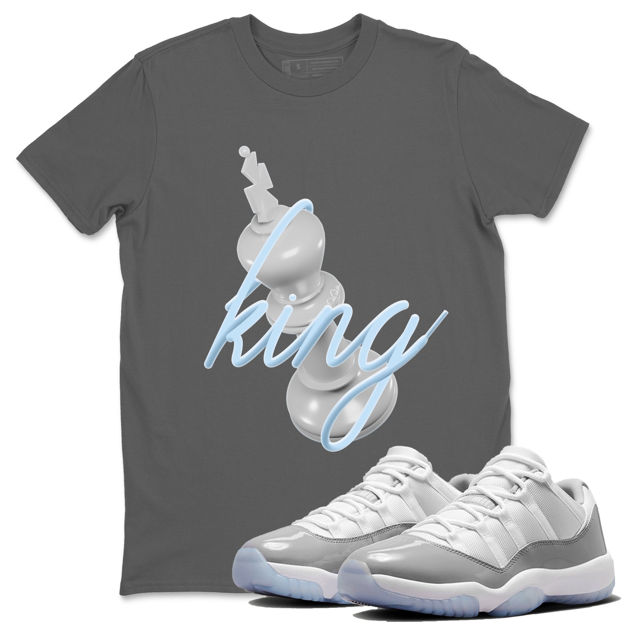 3D King Unisex Tops - Air Jordan 11 White Cement
